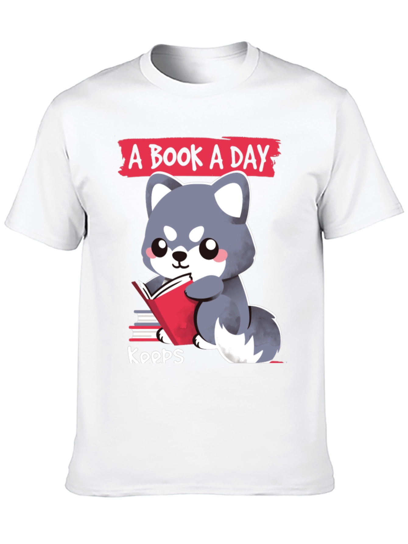 Black A Book A Day Koops T-Shirt view 10