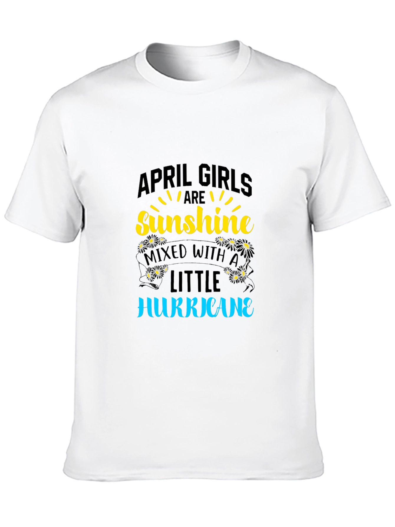 Black April Girls Sunshine Hurricane T-Shirt view 10