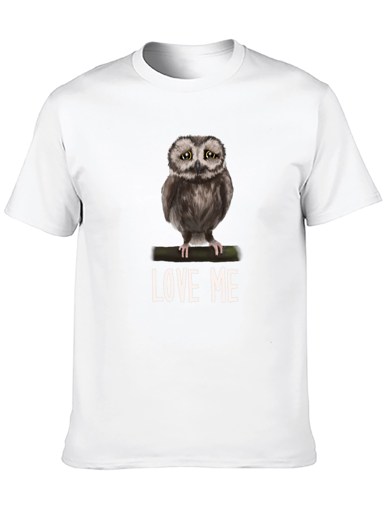 Black Owl Love Me Graphic T-Shirt view 10