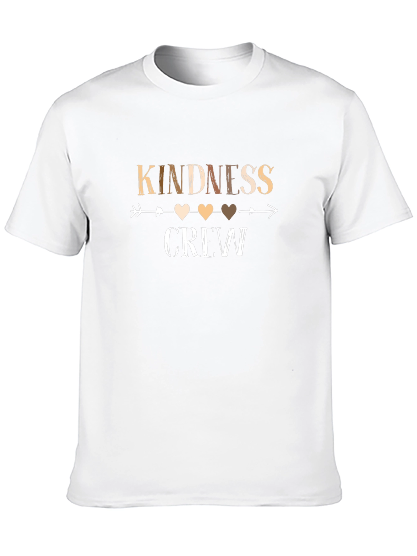 Black Kindness Crew T-Shirt - Positive Message view 10
