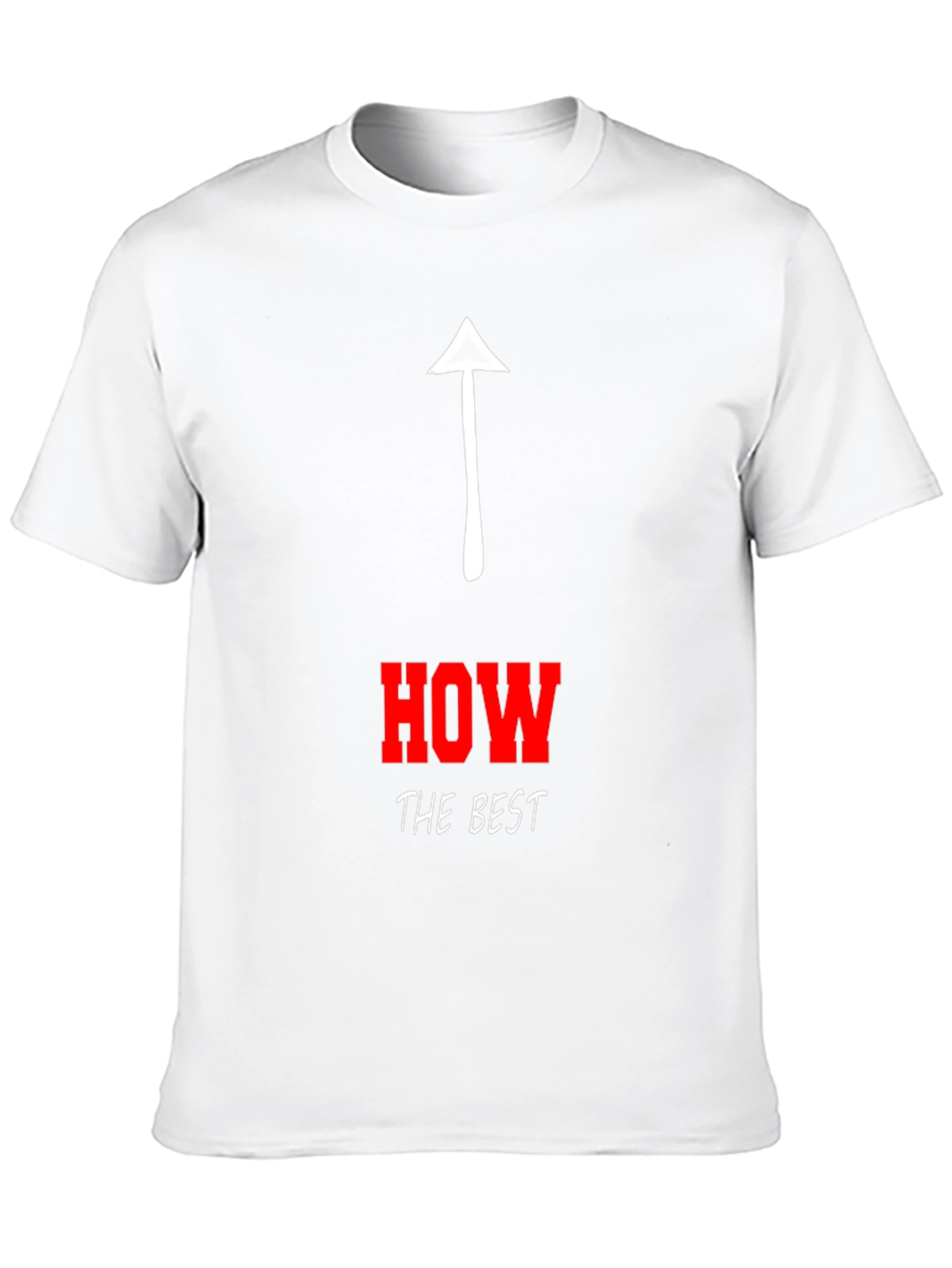 Black Humorous "How's the Best" Graphic Tee view 10
