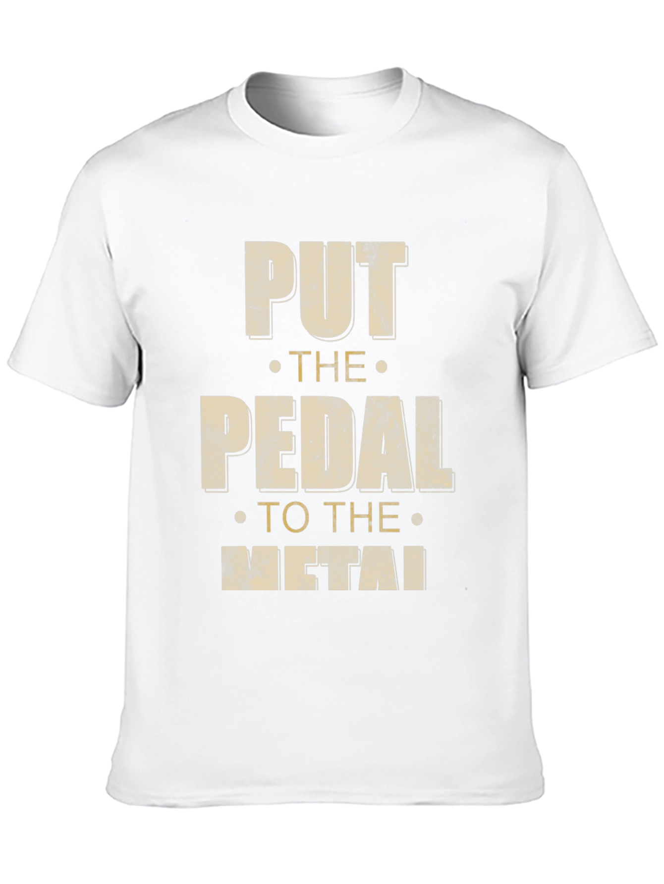 Black Put the Pedal to the Metal Graphic Tee view 10
