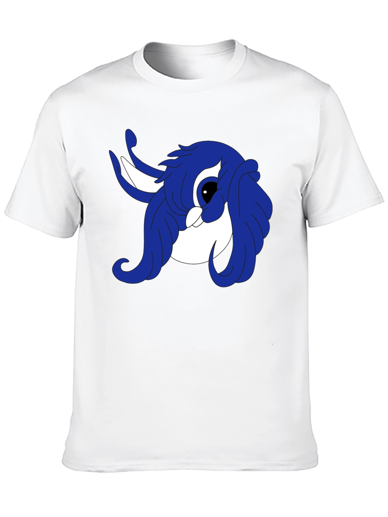 Black Cartoon Bunny Graphic T-Shirt view 10