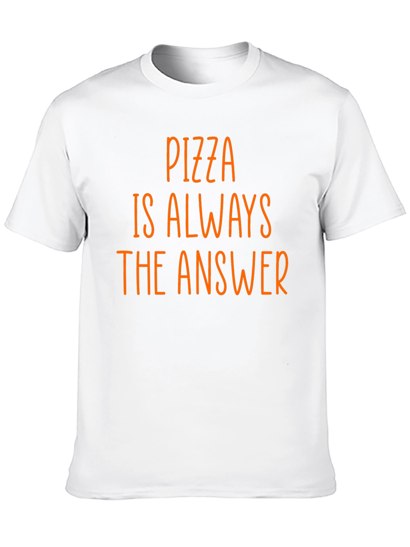 Black Pizza Is Always The Answer Graphic Tee view 10