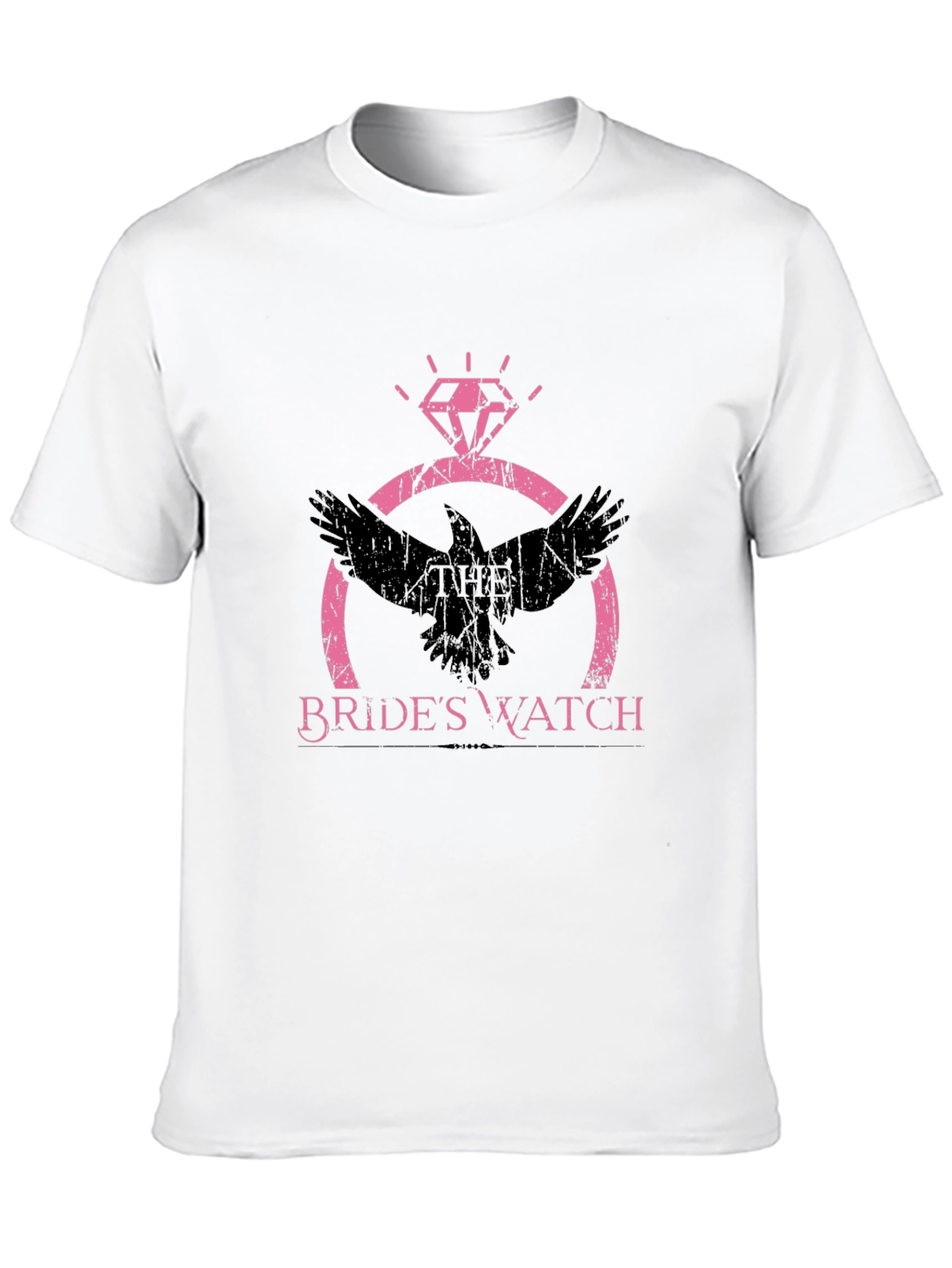 Black Bride's Watch Raven Graphic T-Shirt view 10