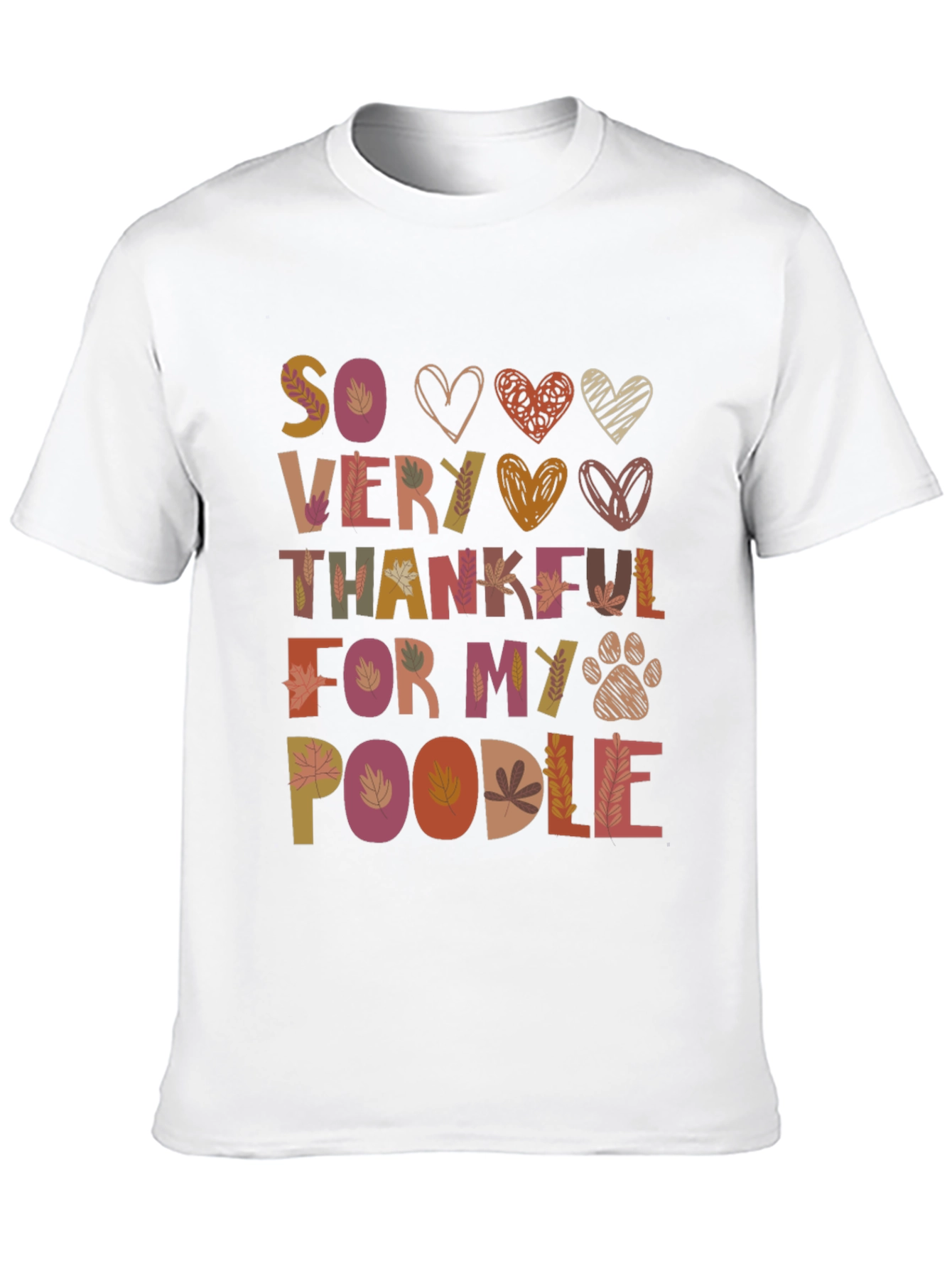 Black So Very Thankful For My Poodle Shirt view 10