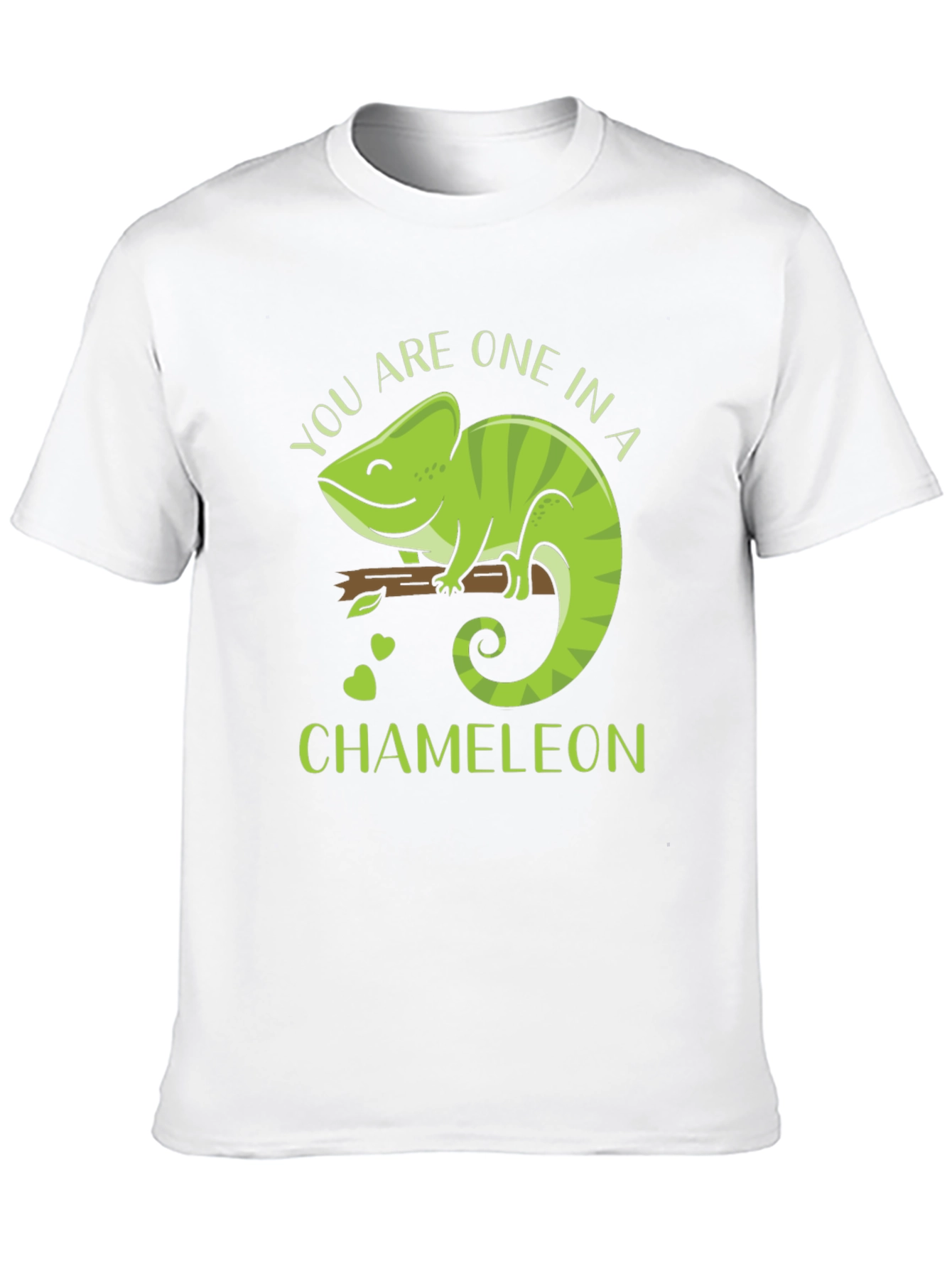 Black You Are One in a Chameleon Graphic T-Shirt view 10