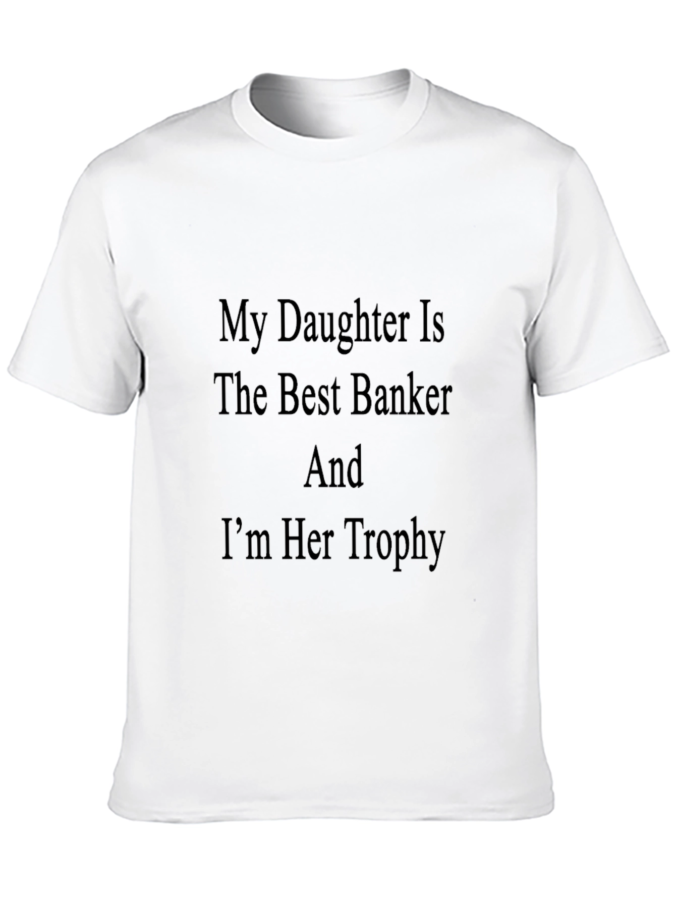 Black Best Banker Dad Trophy Tee view 10