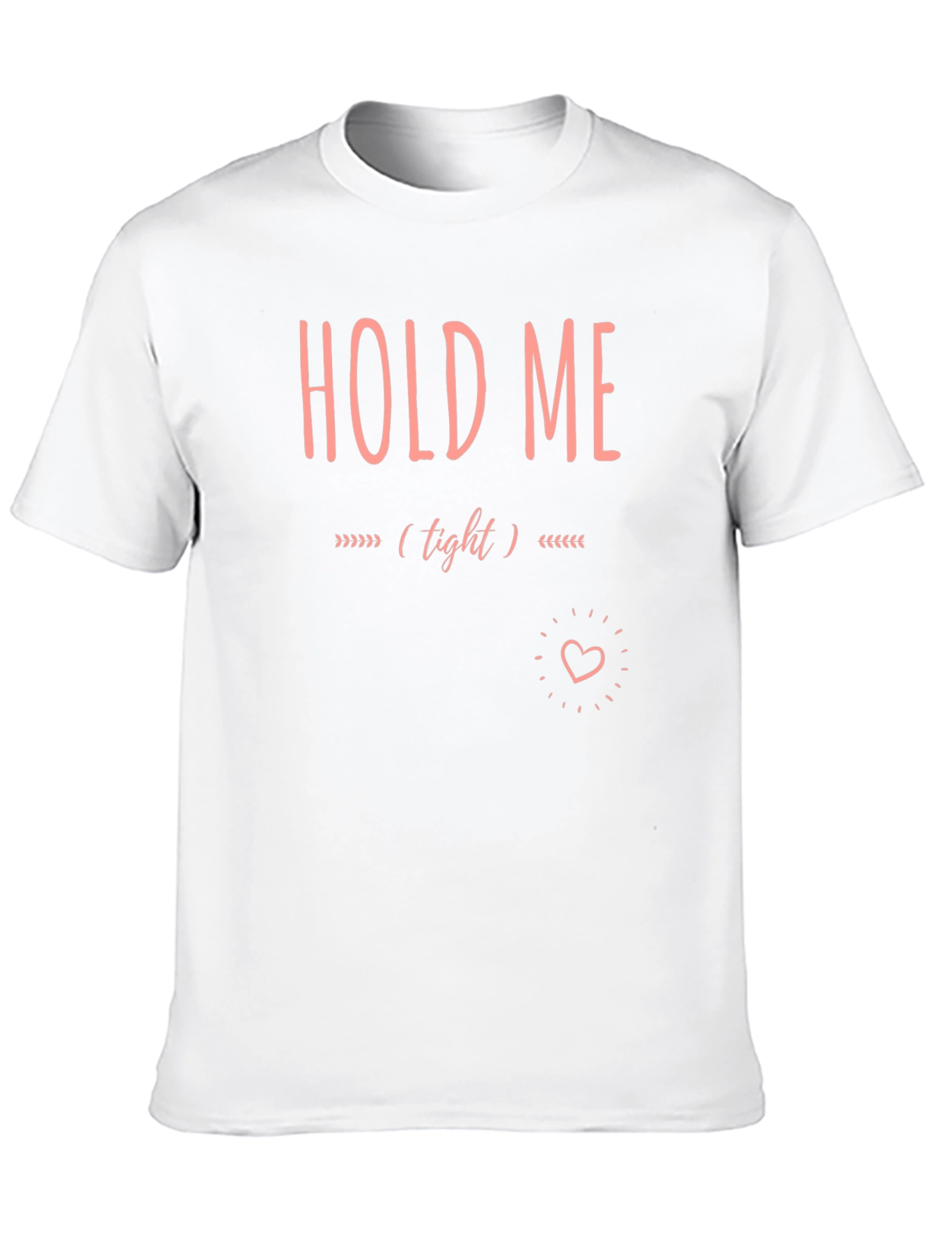 Black Hold Me Tight Graphic Tee - Soft Cotton Blend view 10
