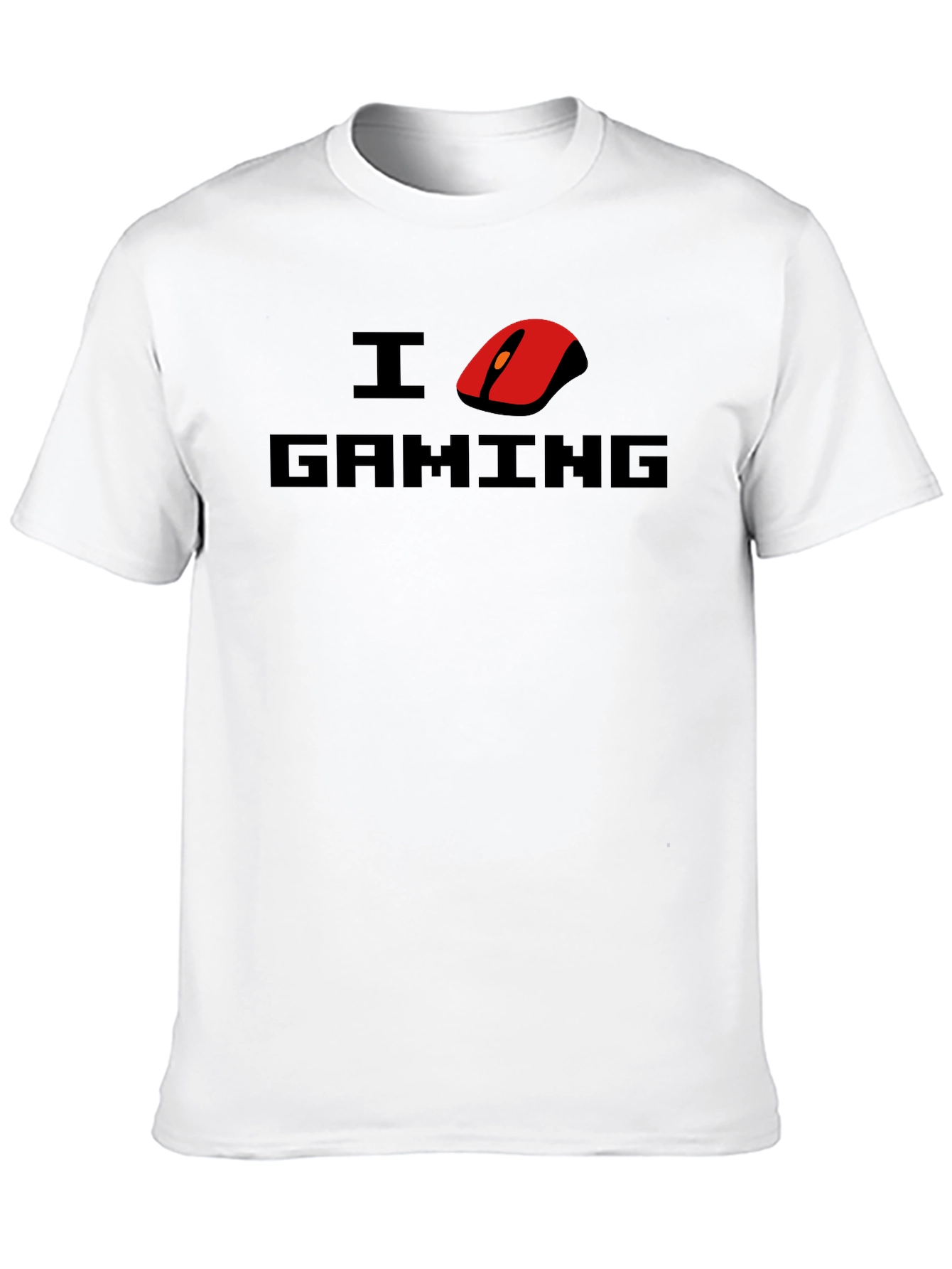 Black I Mouse Gaming Graphic Black T-Shirt view 10