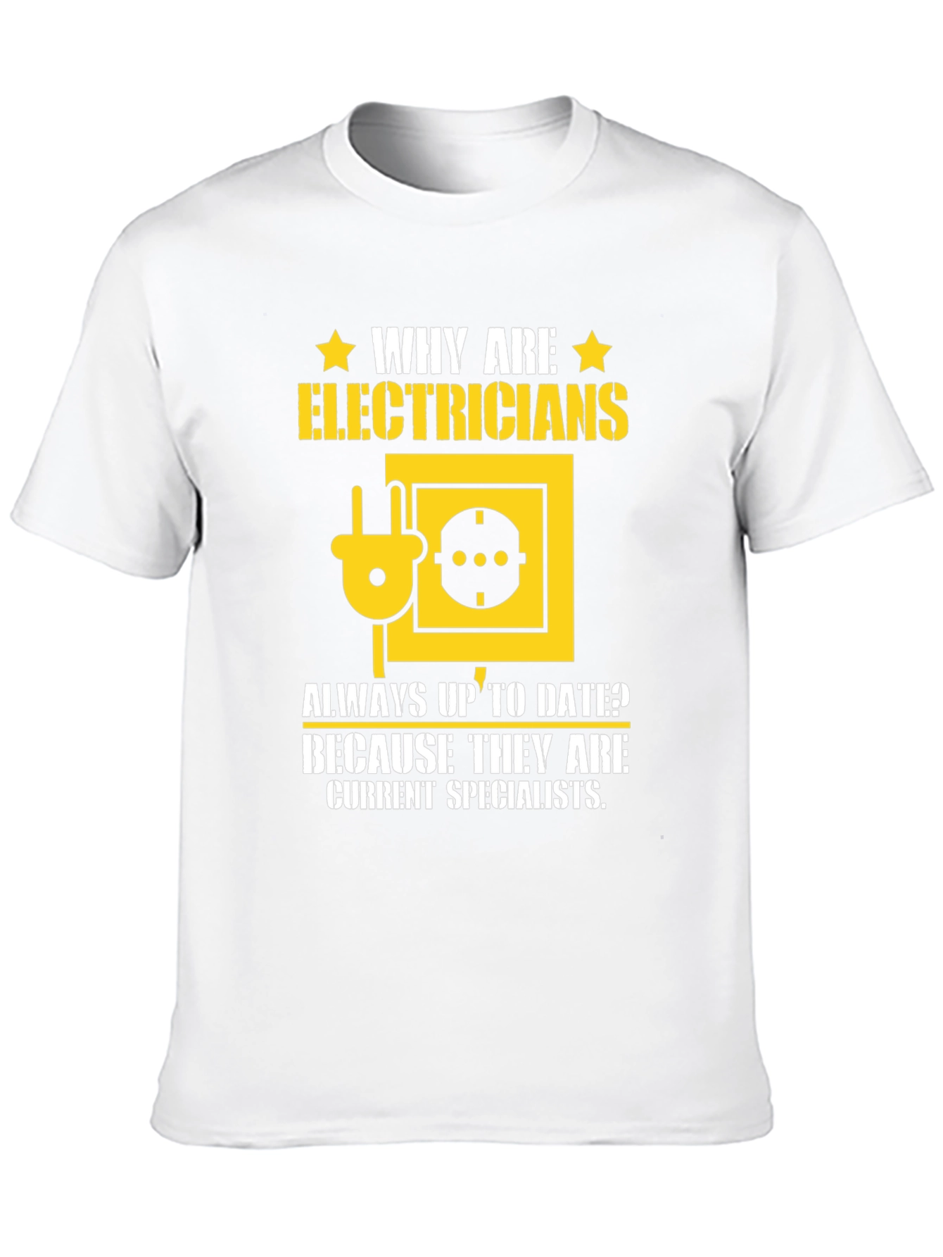 Black Electrician T-Shirt: Current Specialists view 10