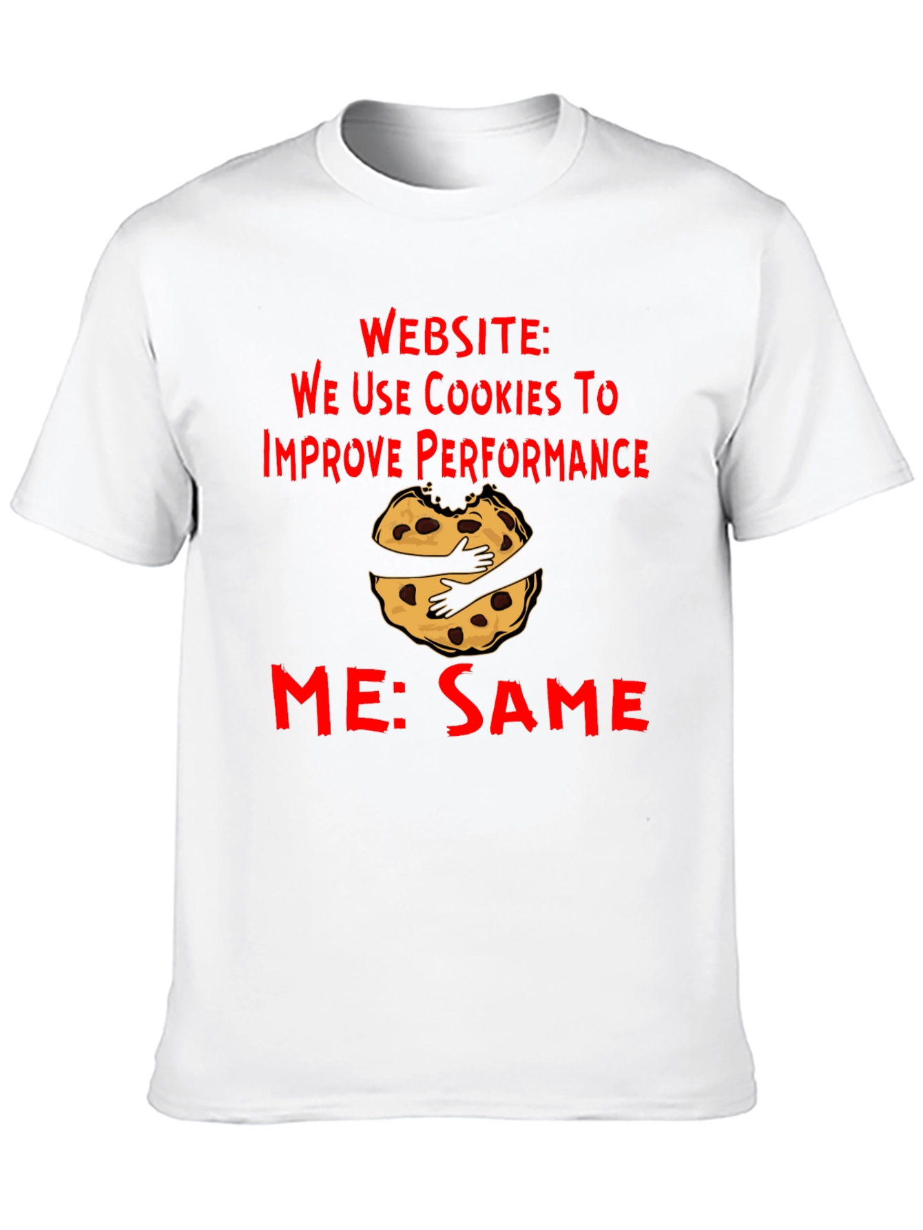 Black Cookie Lover T-Shirt - Funny Graphic Tee view 10