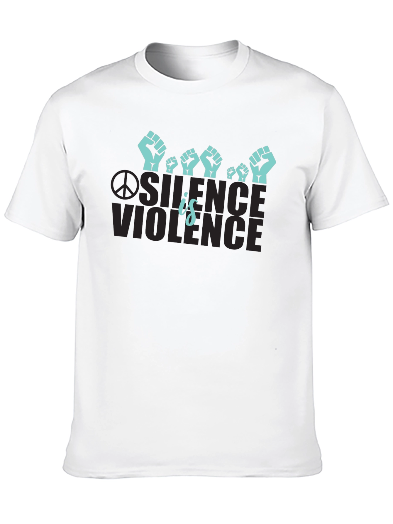 Black Silence is Violence Graphic Tee view 10