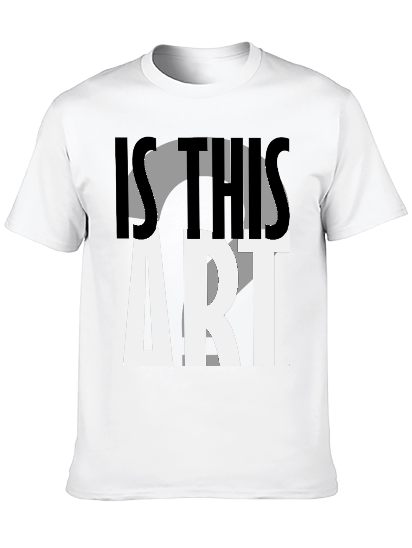 Black Is This Art? Graphic Print T-Shirt view 10
