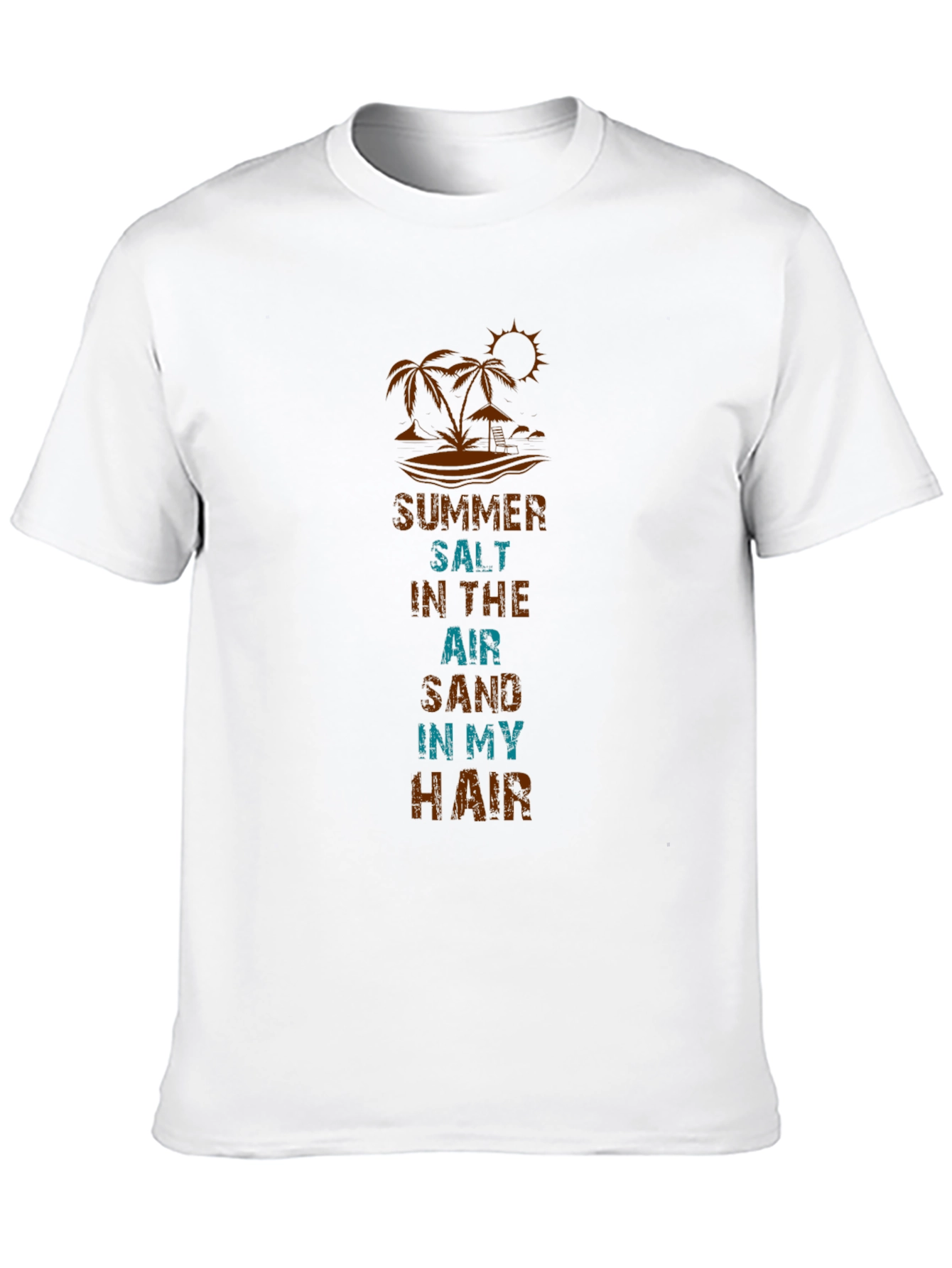 Black Summer Salt in the Air Graphic Tee view 10