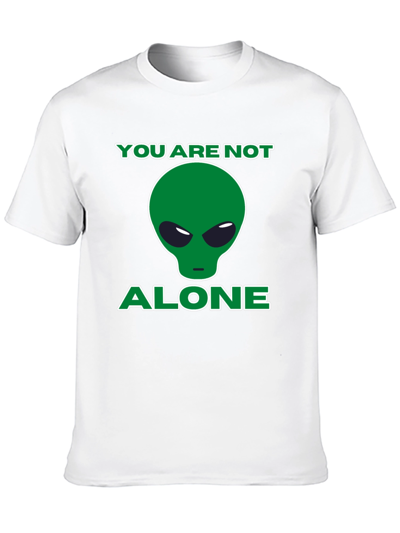 Black Alien Graphic T-Shirt - You Are Not Alone view 10