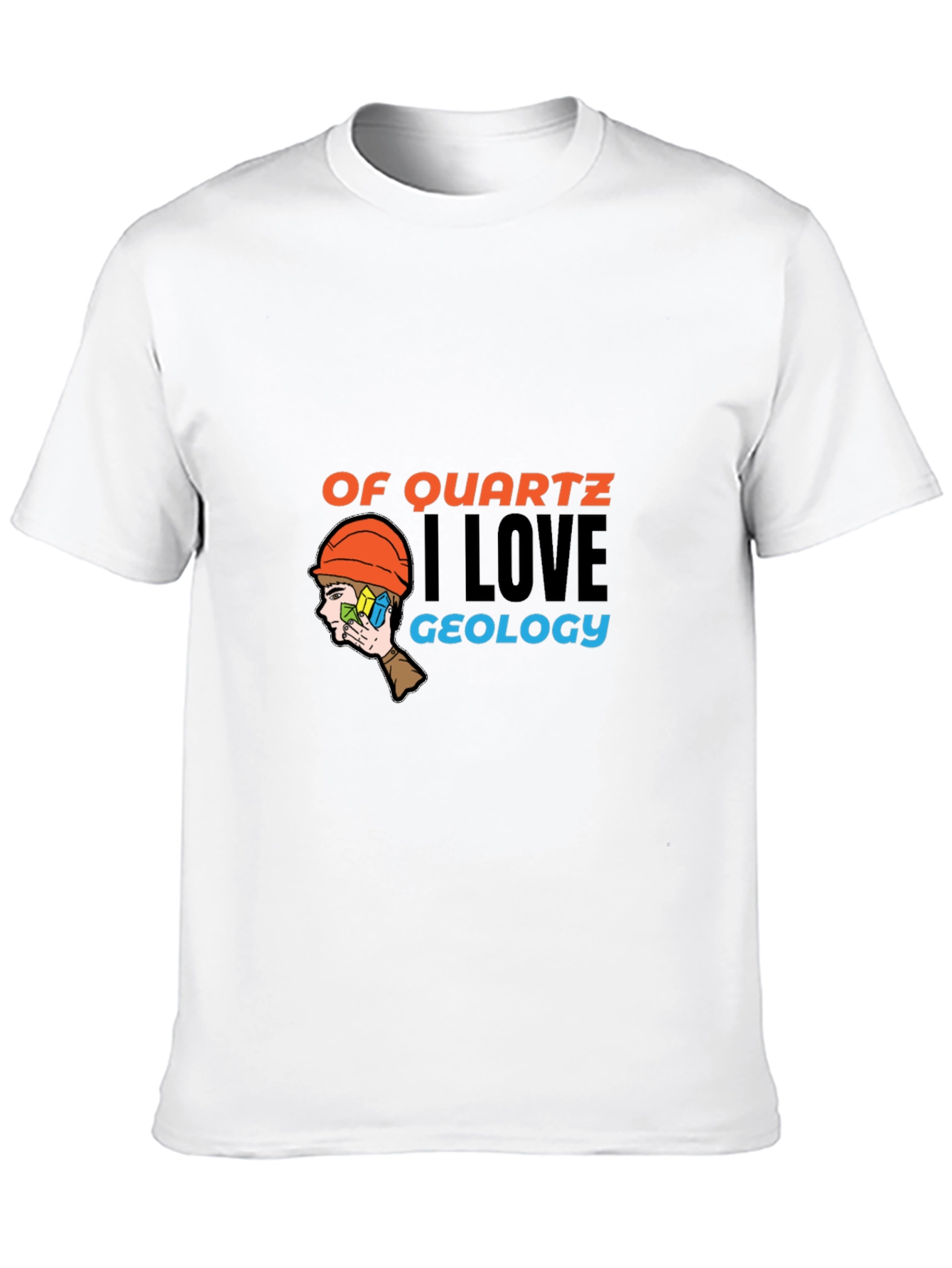 Black Geology Lover T-Shirt - Of Quartz I Love Geology Tee view 10