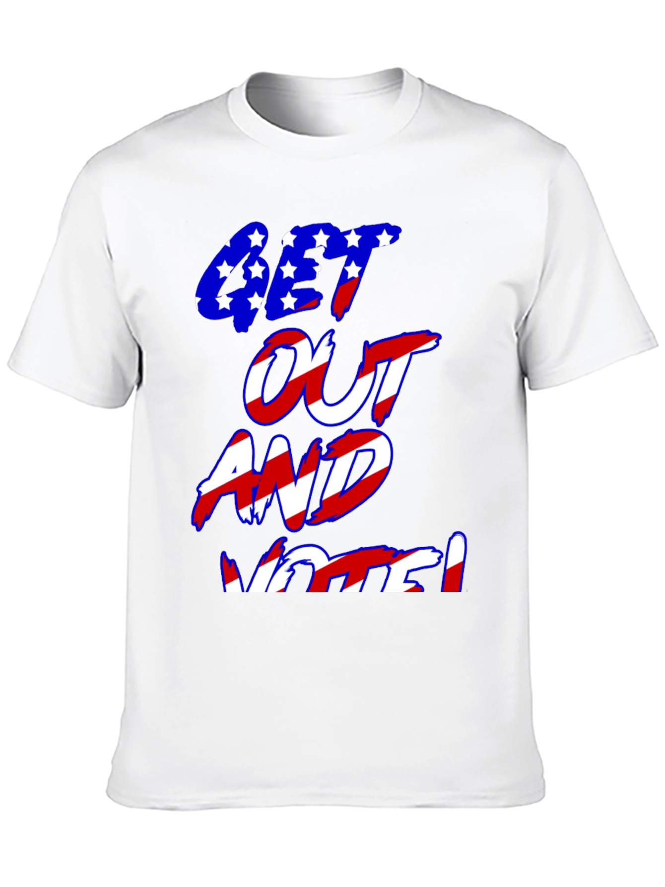 Black Get Out and Vote Graphic T-Shirt view 10