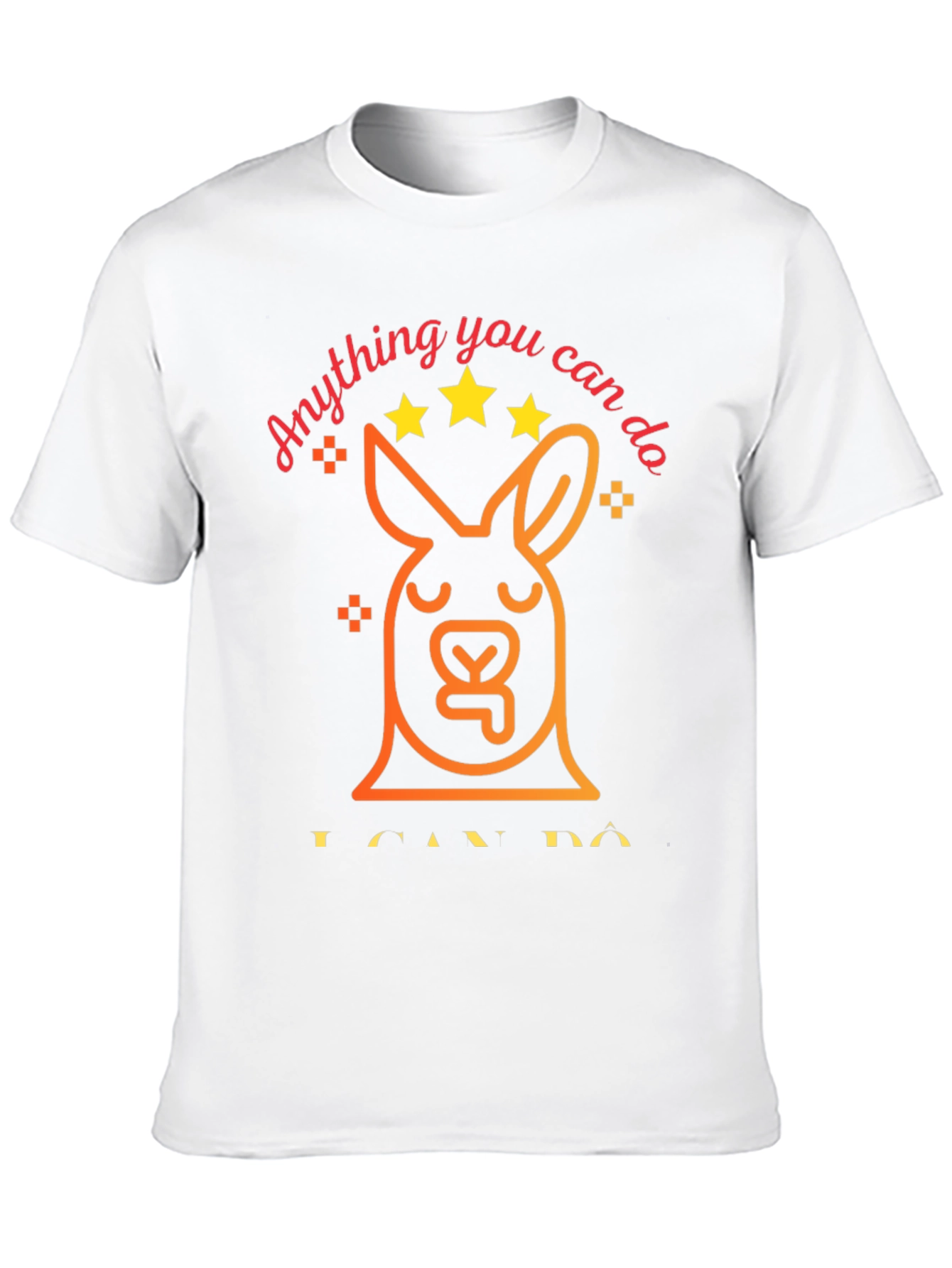 Black Funny Kangaroo Graphic T-Shirt - Anything You Can Do view 10