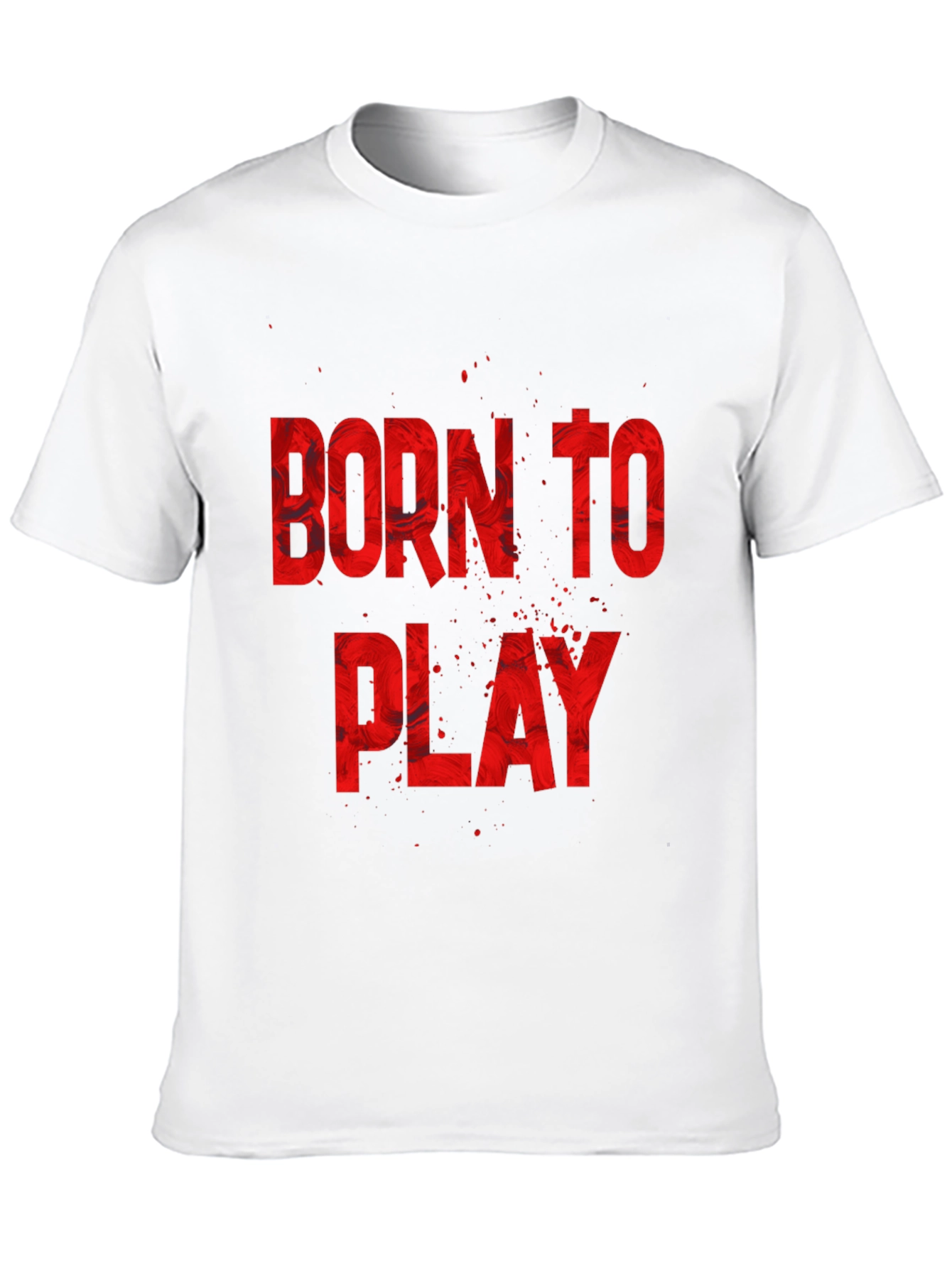 Black Born to Play Graphic Tee view 10