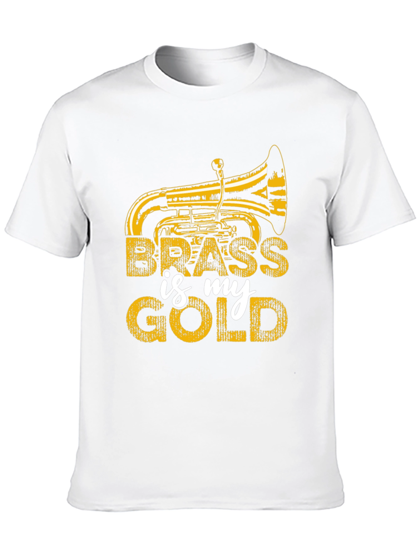 Black Brass is My Gold Tuba Player T-Shirt view 10