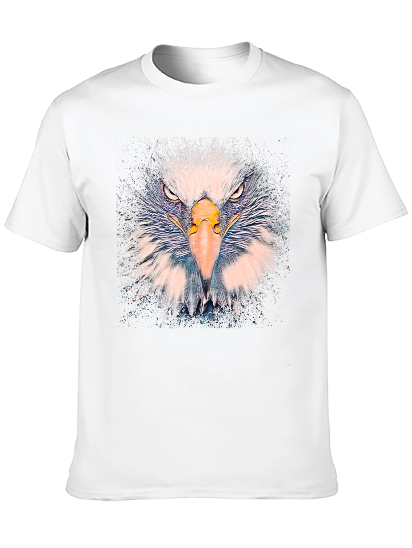 Black Bold Eagle Graphic Tee - Black view 10