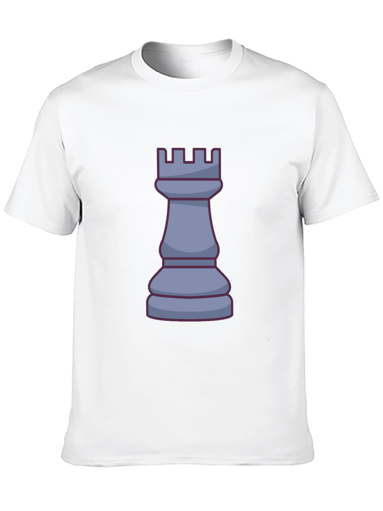 Black Chess Rook Graphic T-Shirt - Strategy & Style view 10