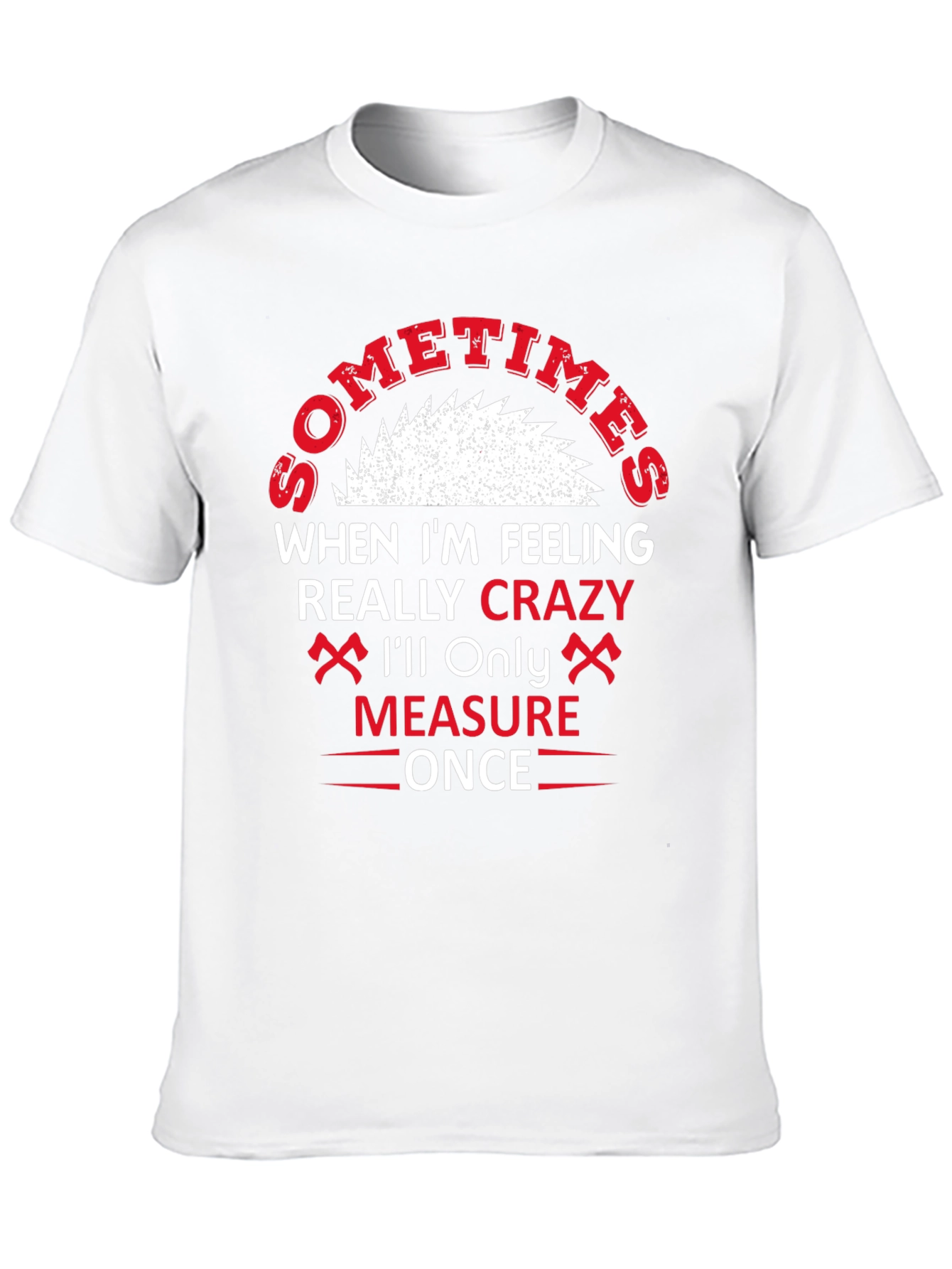 Black Crazy Crafter T-Shirt - Measure Once view 10