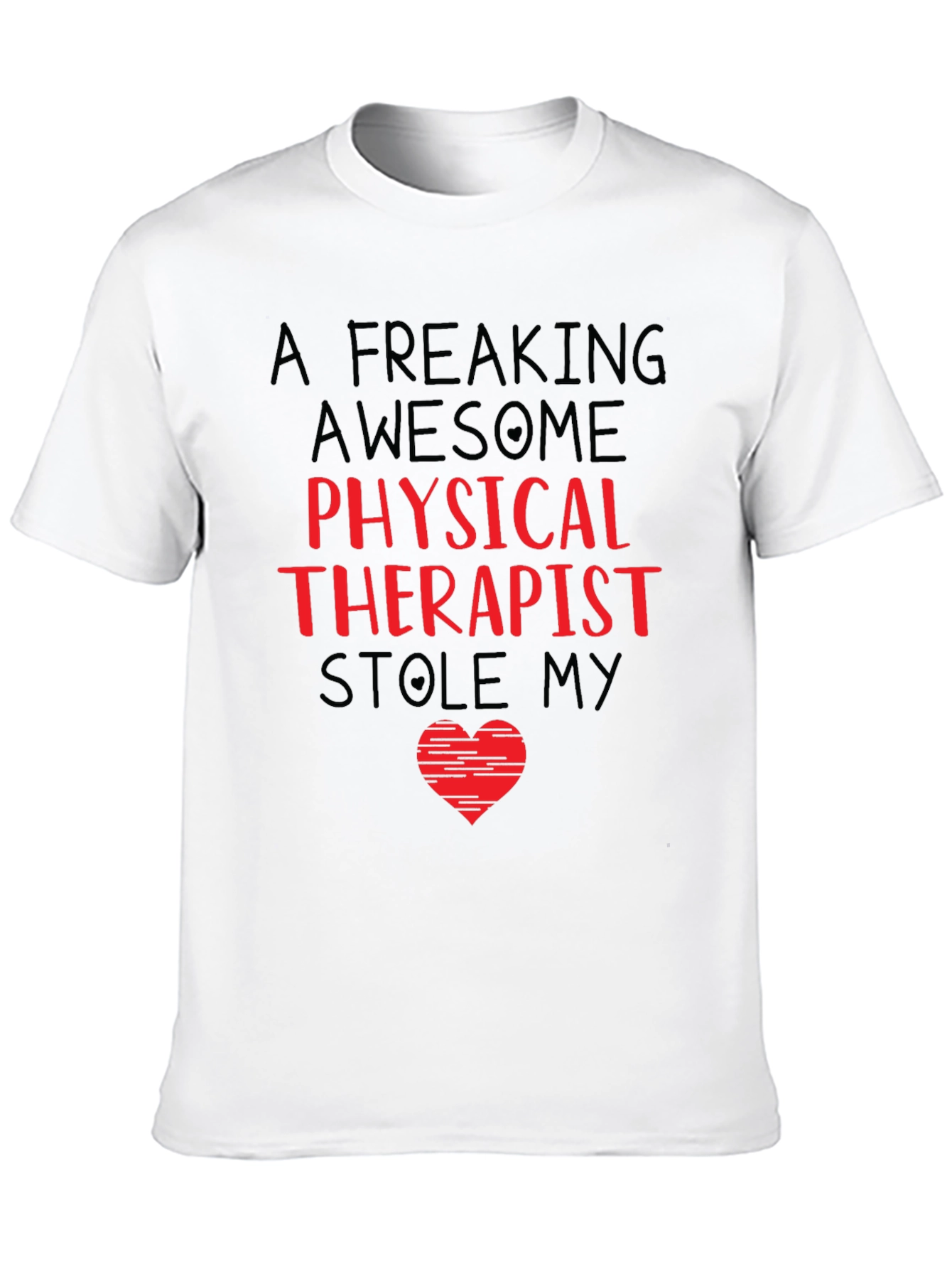 Black Awesome Physical Therapist Graphic Tee view 10
