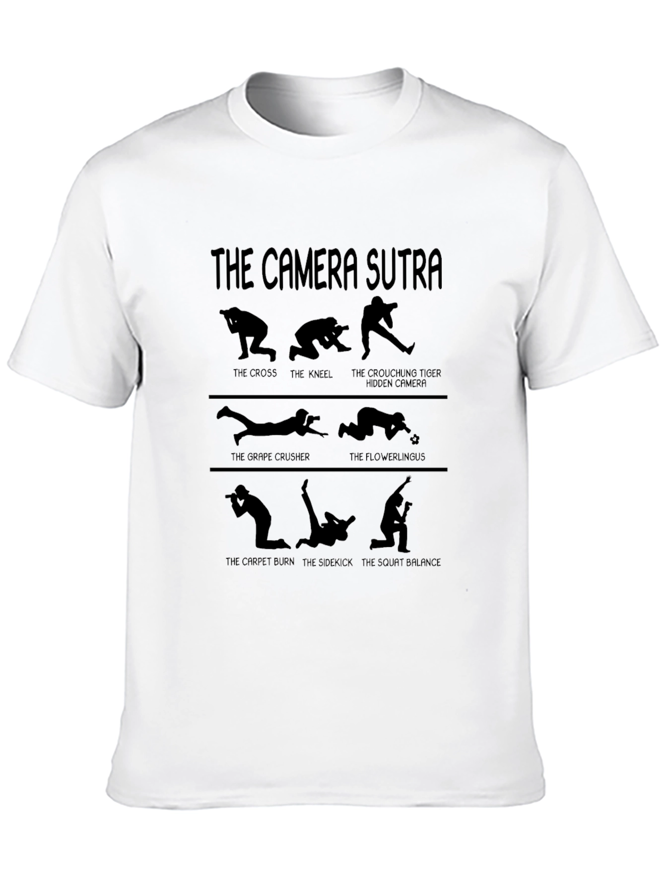 Black The Camera Sutra Graphic Tee view 10