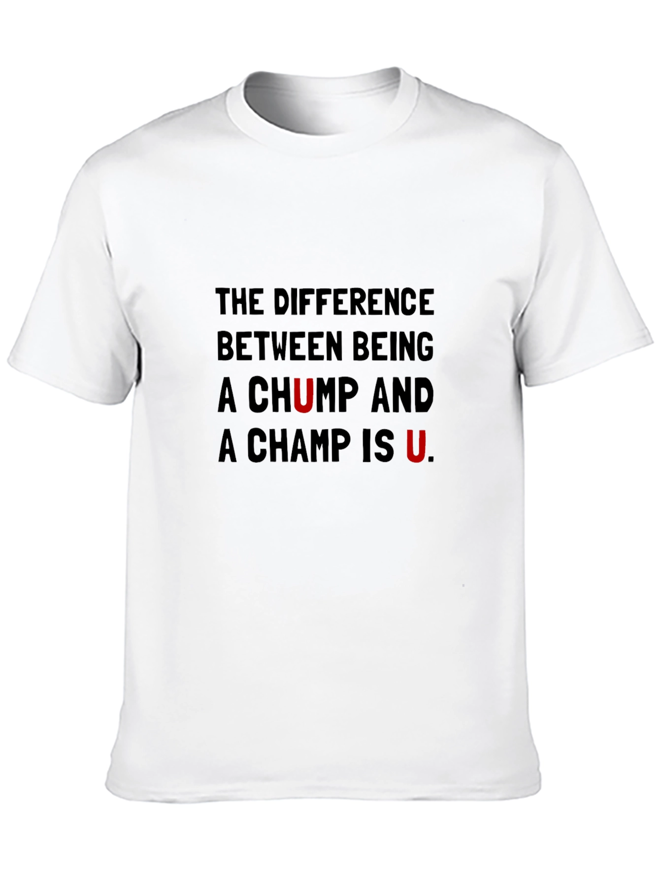 Black U Make the Difference Graphic Tee view 10