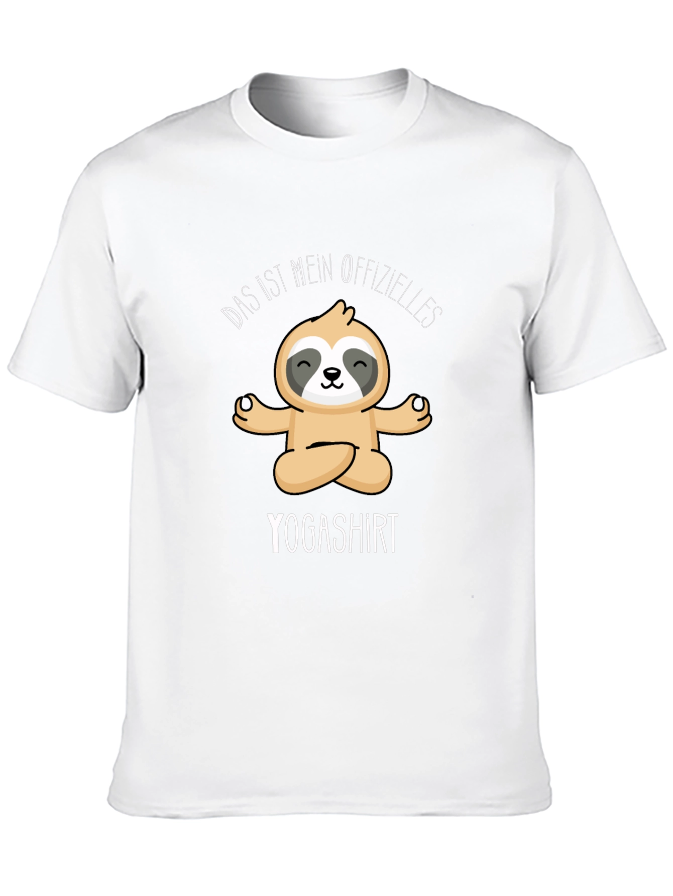 Black Sloth Yoga Shirt - Das Ist Mein Offizielles Yogashirt T-Shirt view 10