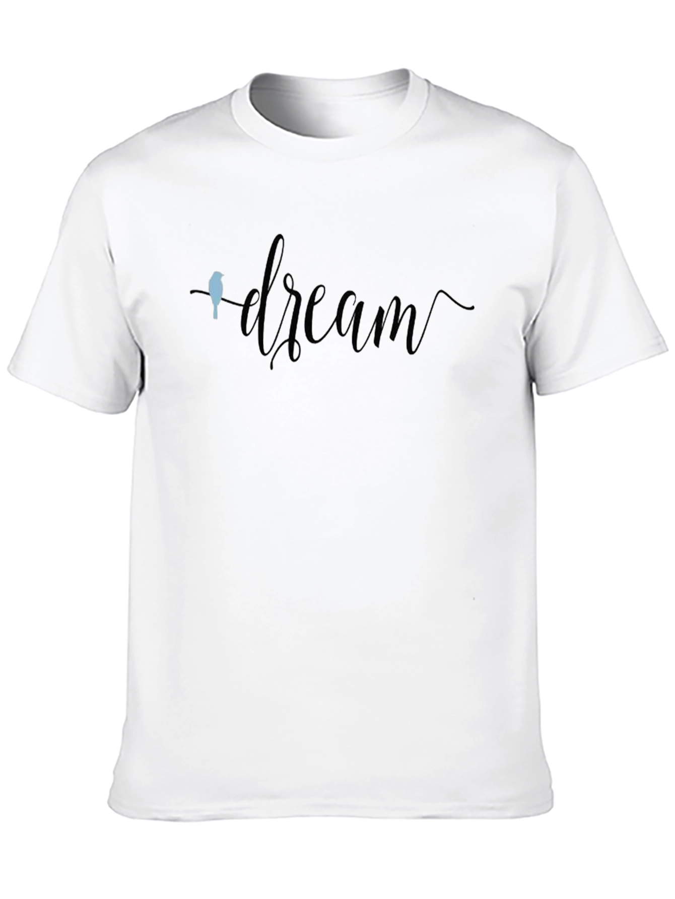 Black Dream Script Graphic Tee - Soft Cotton Blend view 10