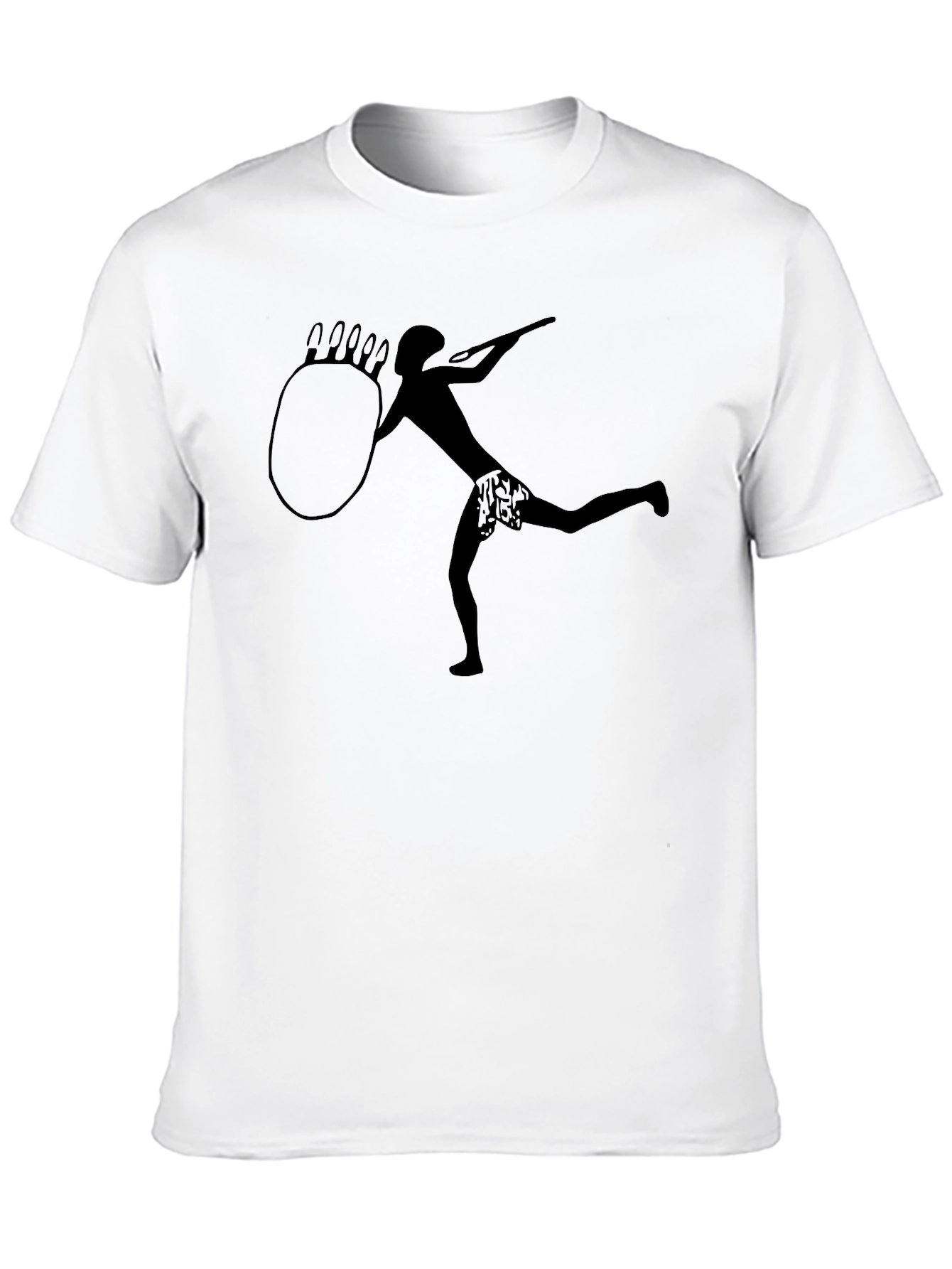 Black Spear Hunter Graphic T-Shirt view 10