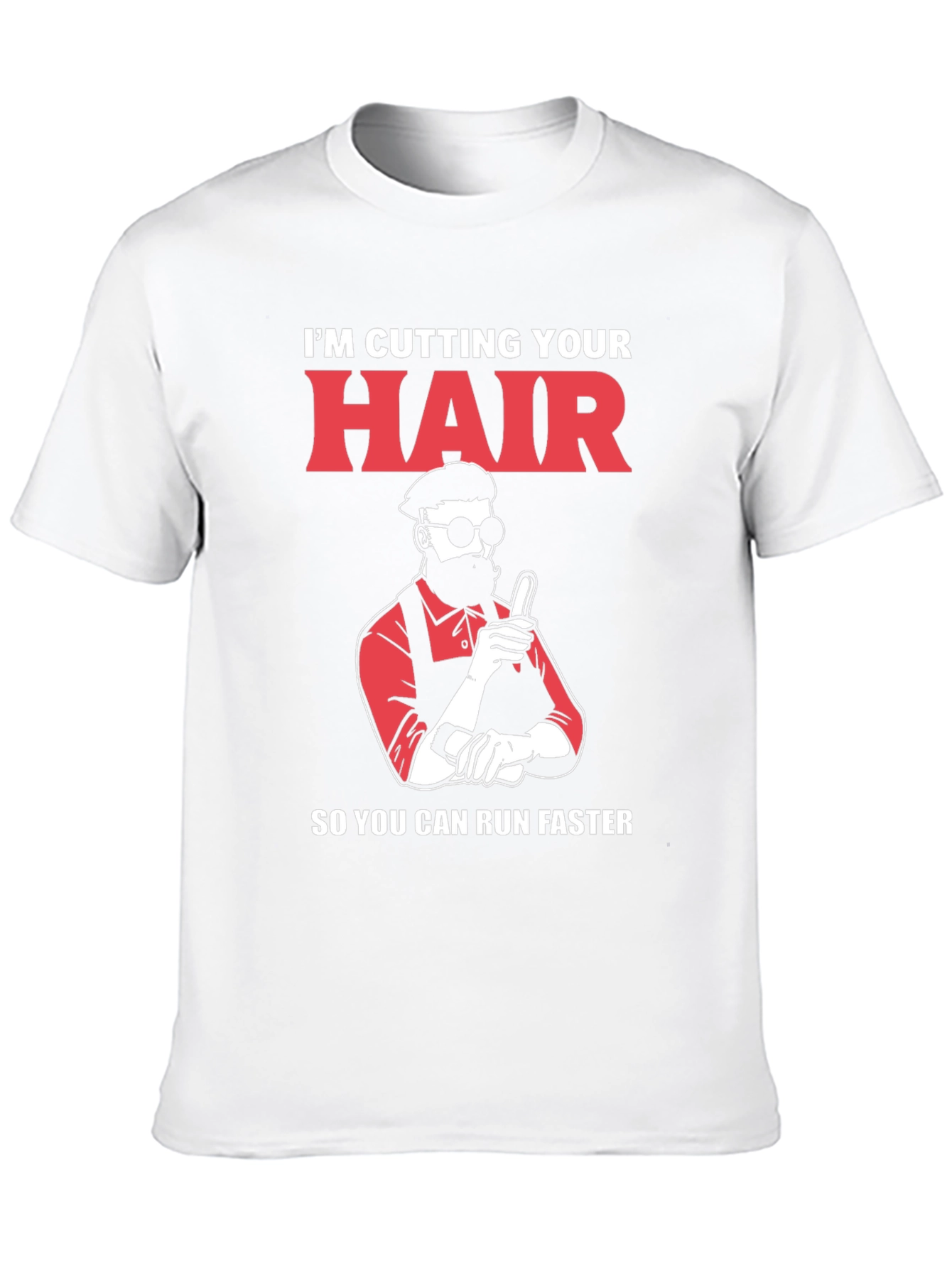 Black I'm Cutting Your Hair T-Shirt view 10