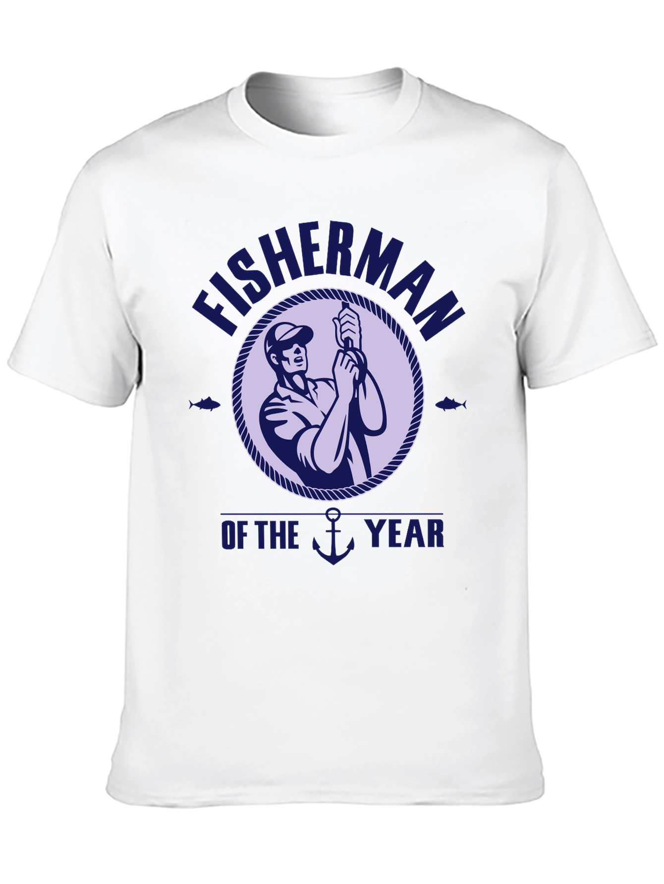 Fisherman of the Year Graphic T-Shirt - Black - 10