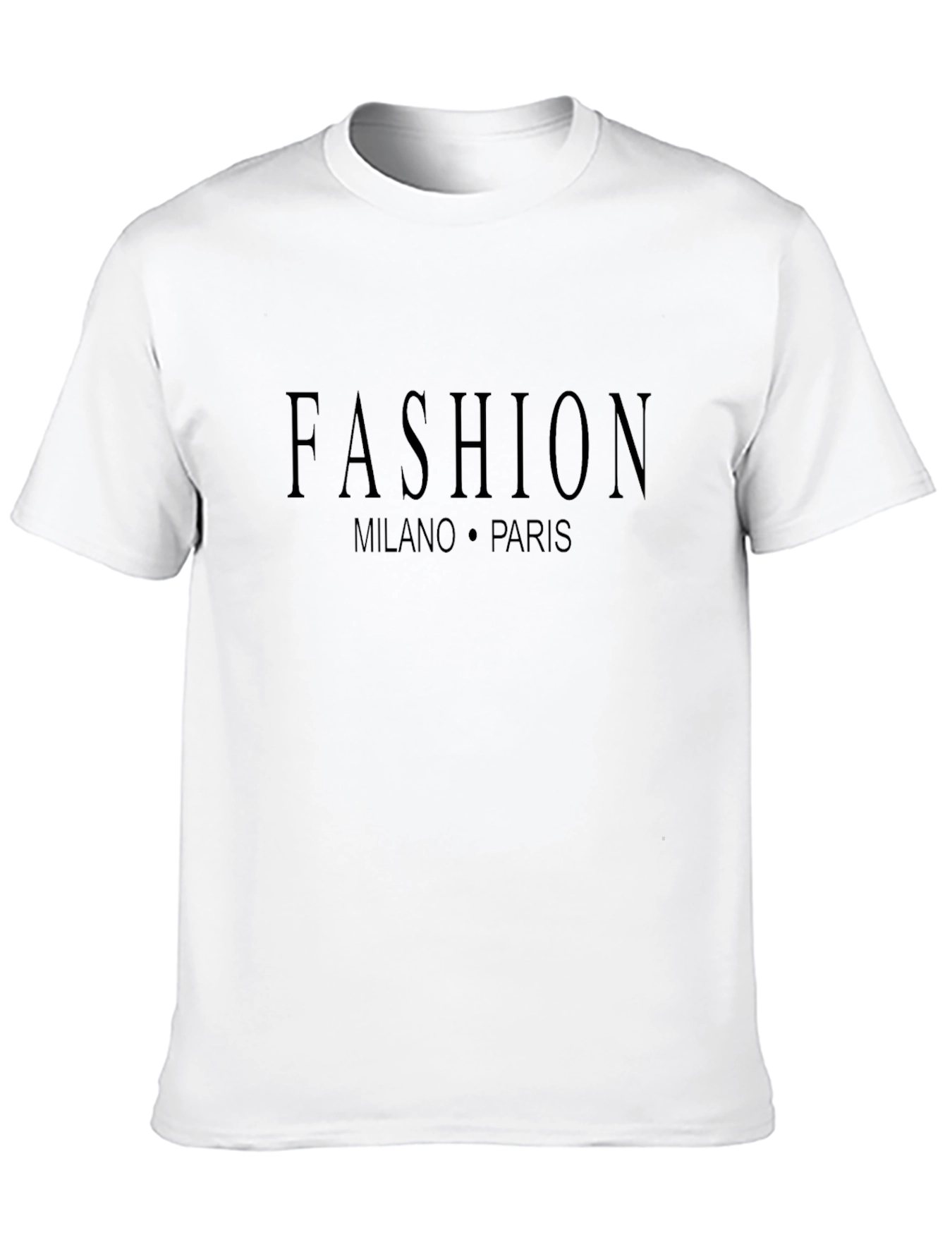 Black Fashion Milano Paris T-Shirt view 10