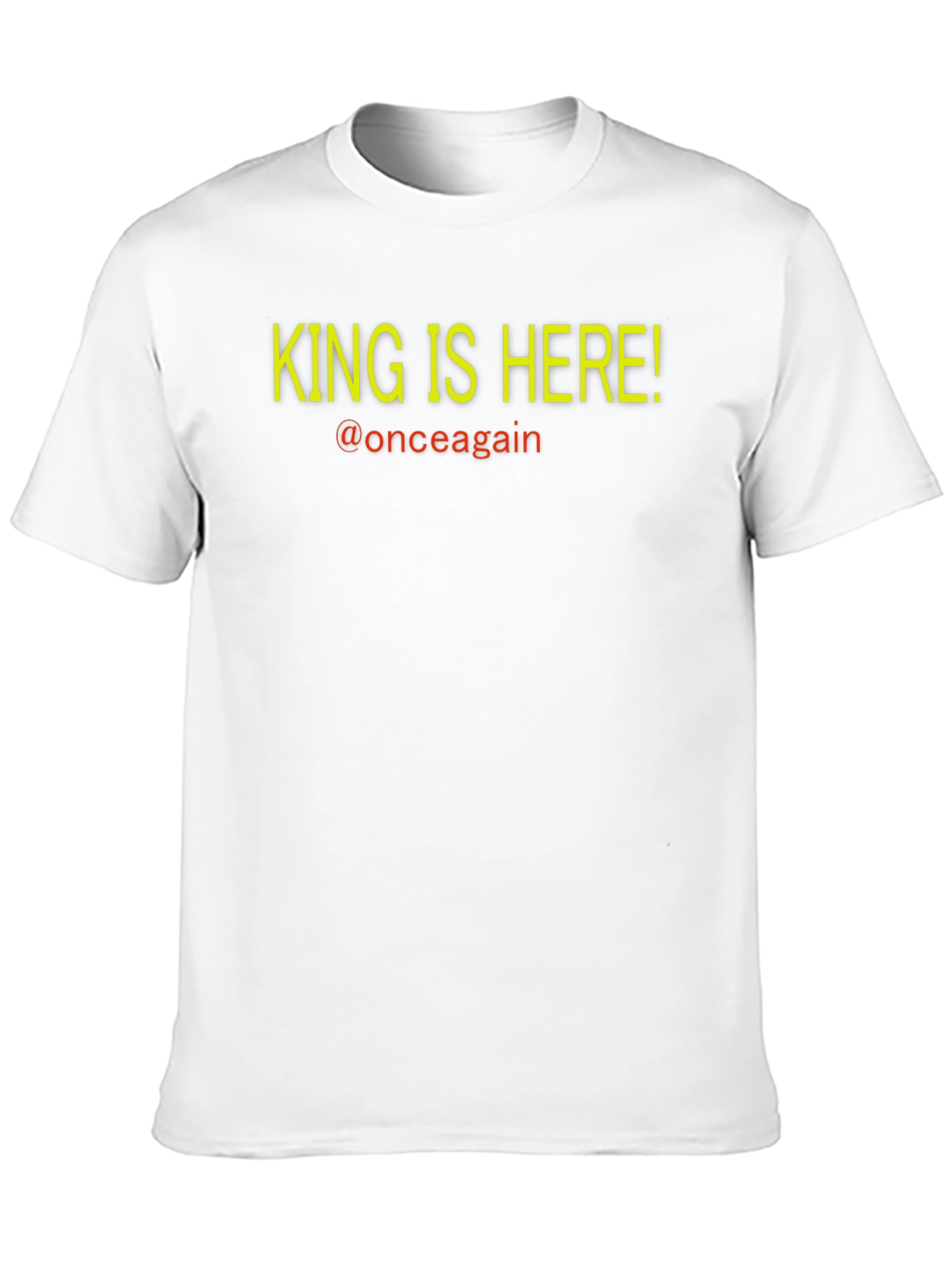 Black King is Here T-Shirt - Black Crew Neck view 10