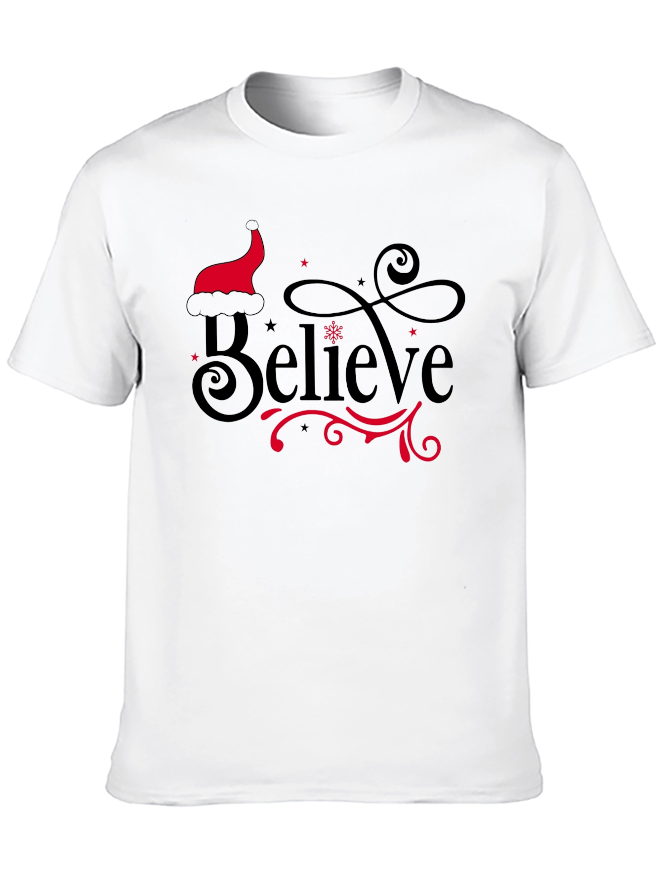 Believe Christmas Graphic Tee - 10