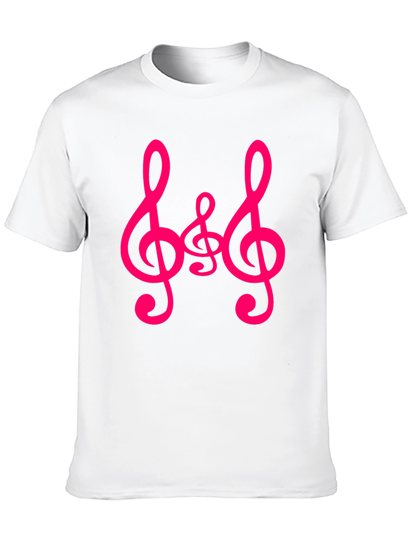 Black Music Note Tee - Classic Crew Neck view 10