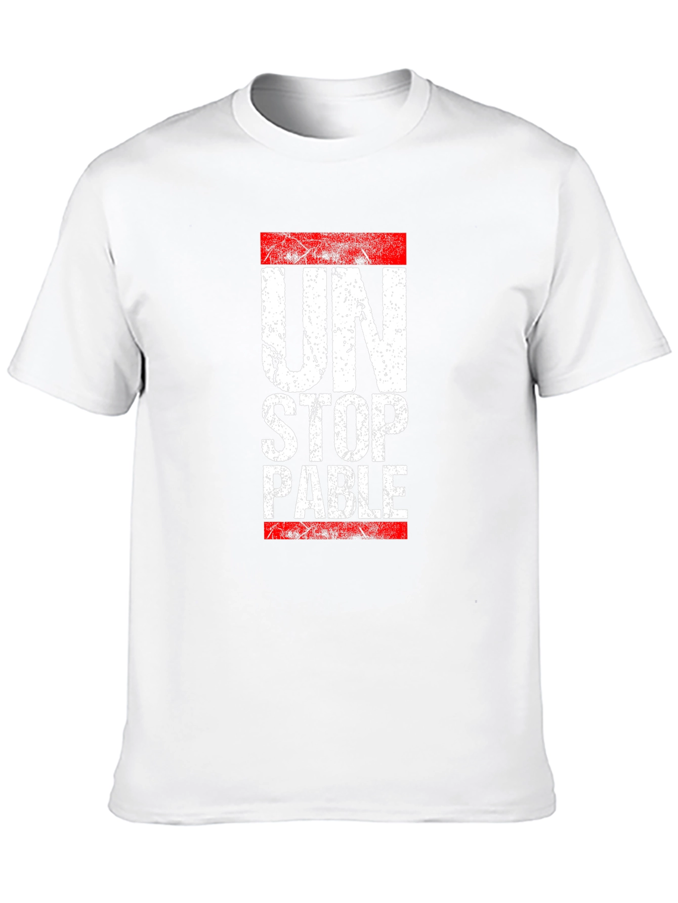 Black Unstoppable Graphic Print Black T-Shirt view 10