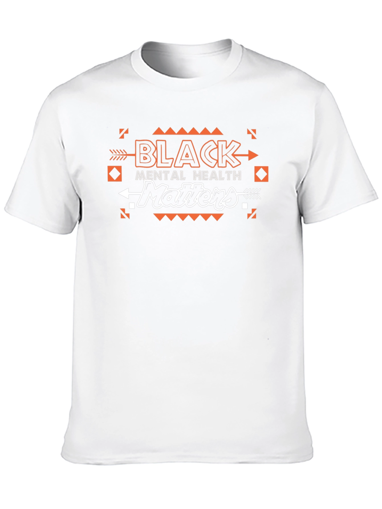 Black Black Mental Health Matters Graphic Tee view 10