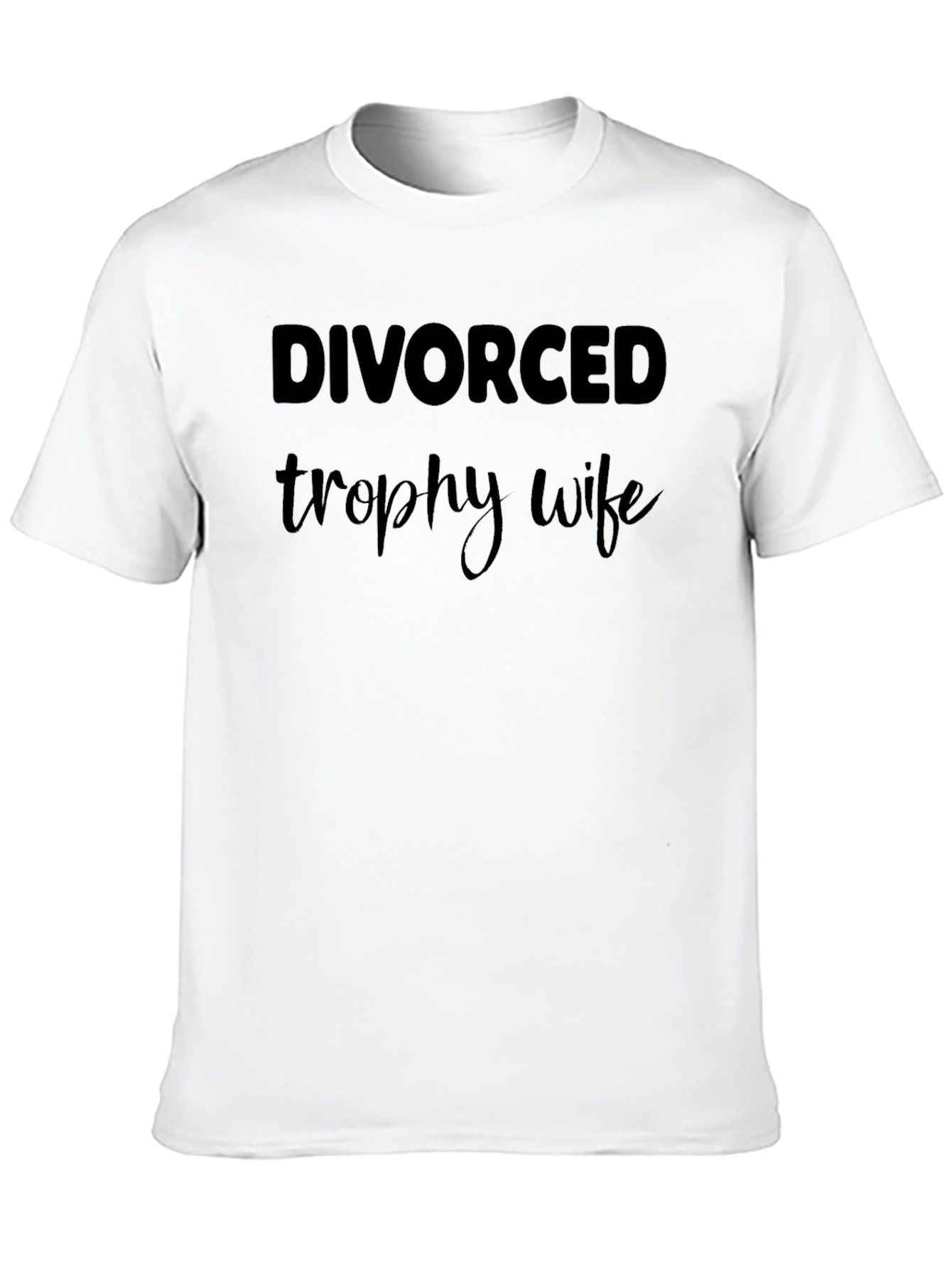 Black Divorced Trophy Wife Graphic Tee view 10