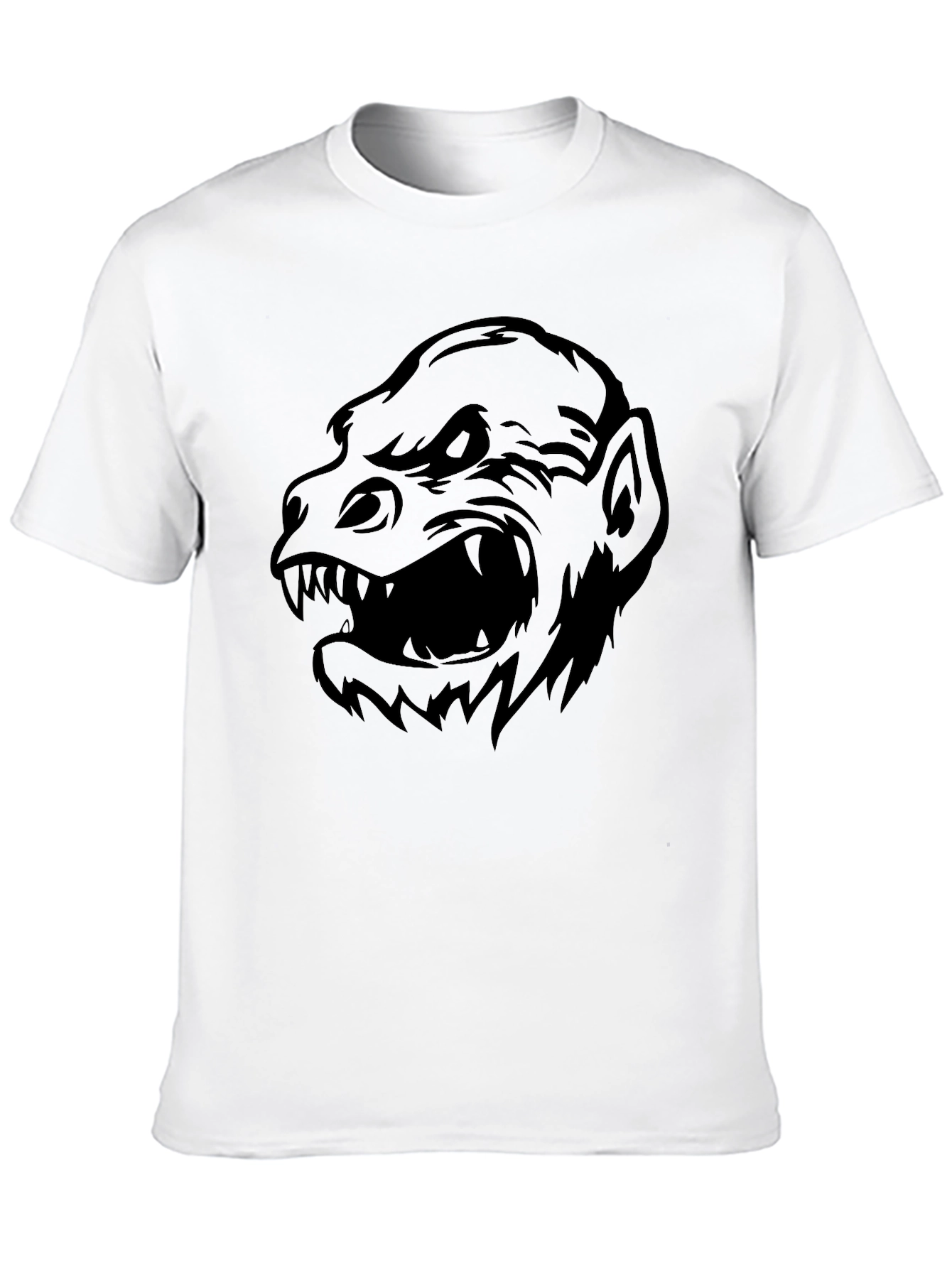 Black Monster Graphic Tee - Men's Black T-Shirt view 10