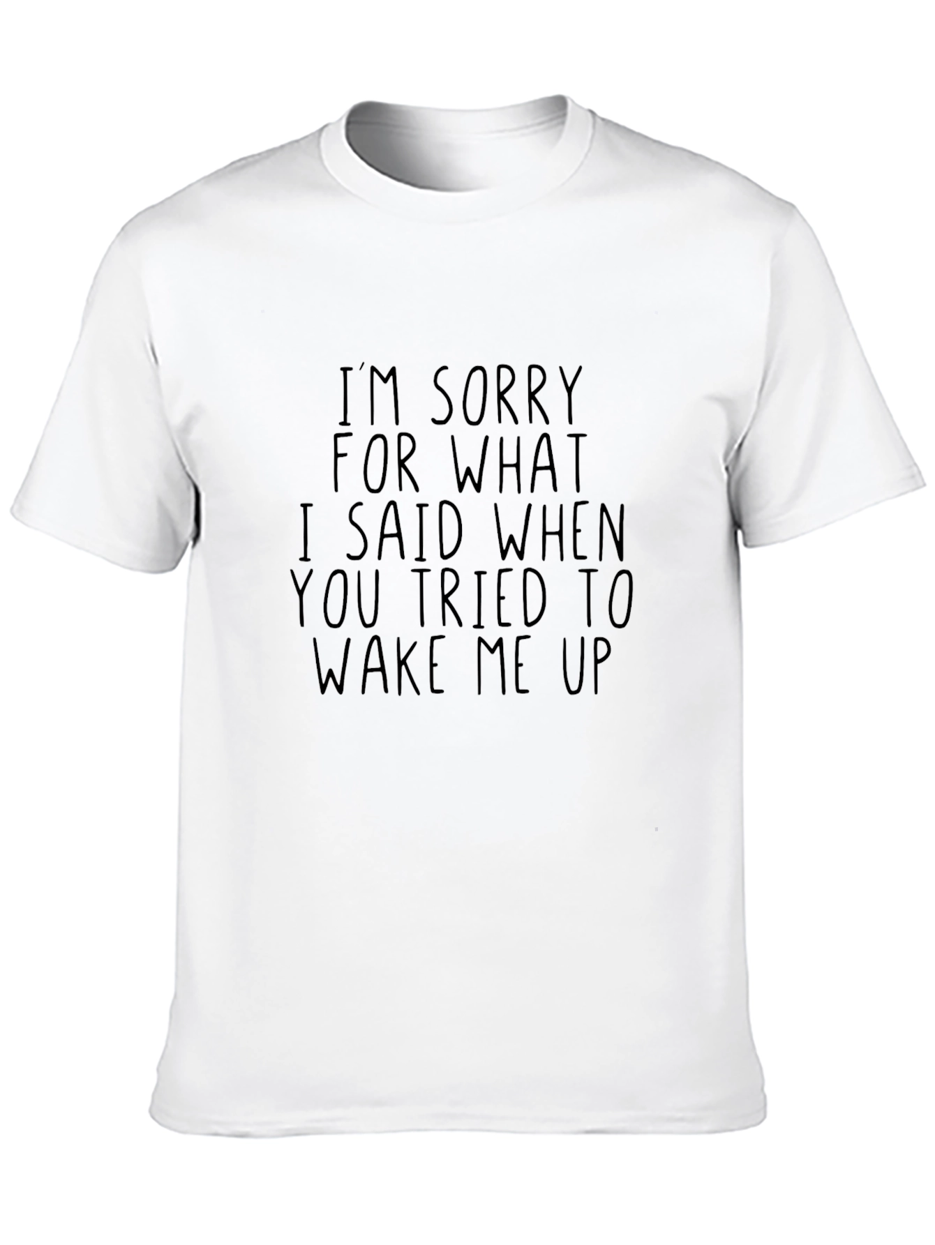 Black Funny Sarcastic Apology T-Shirt view 10