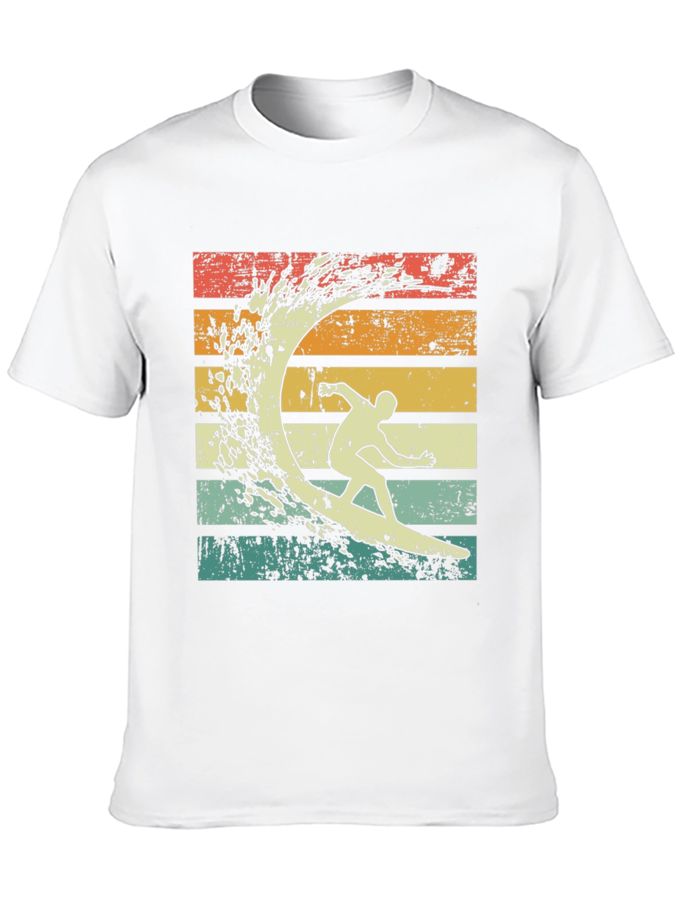 Black Retro Surfer Graphic Tee - Black view 10