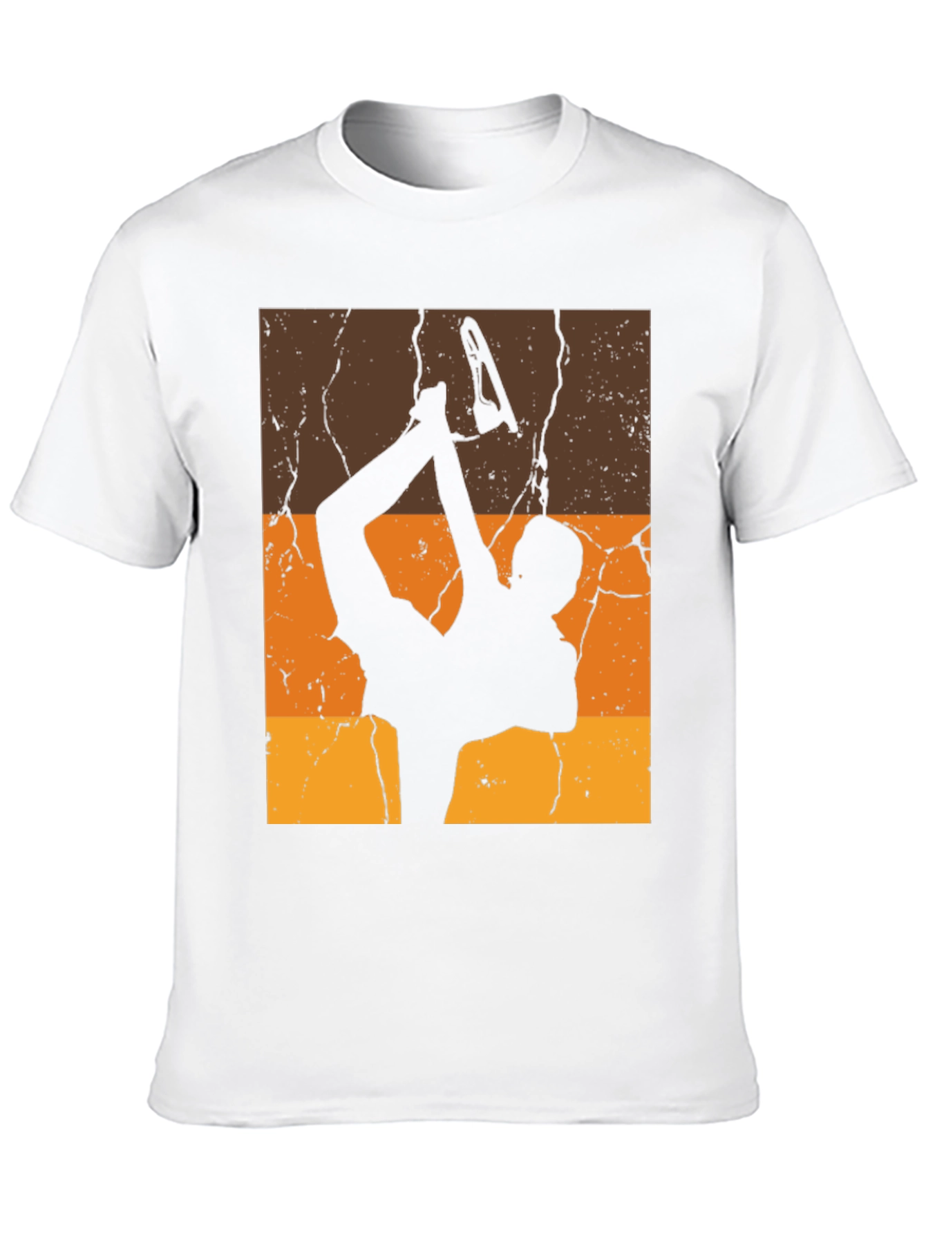 Black Retro Figure Skating T-Shirt view 10