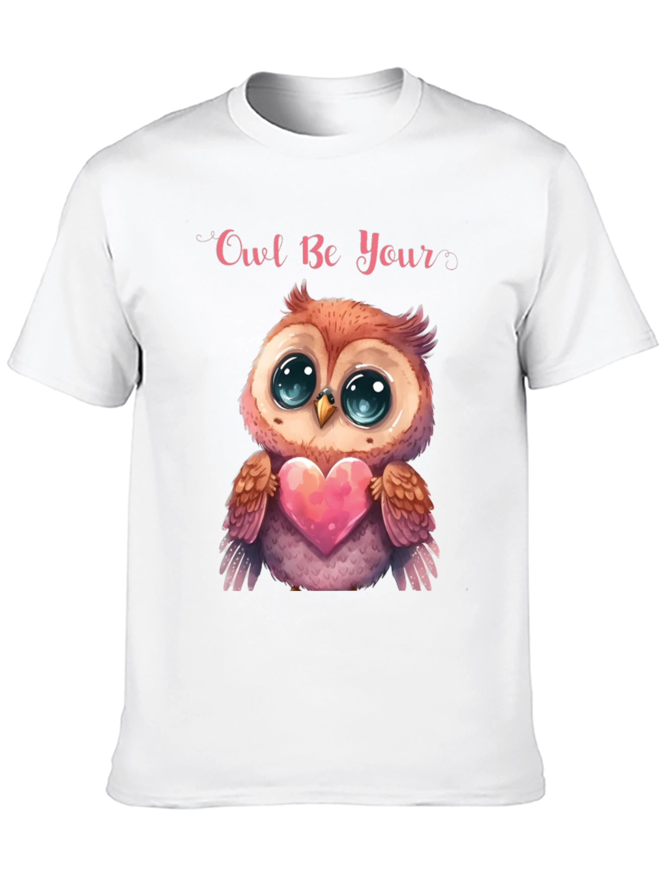 Black Owl Be Your Valentine Black T-Shirt view 10