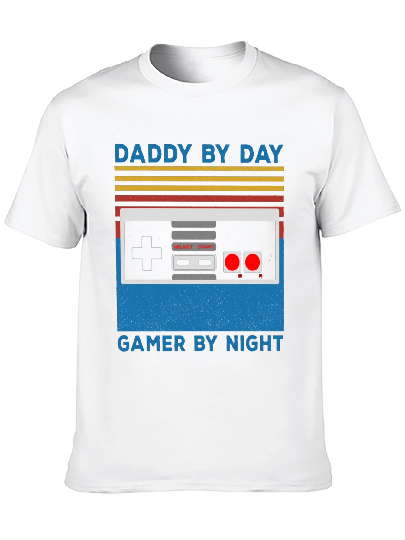 Daddy By Day Gamer By Night Graphic Tee - 10