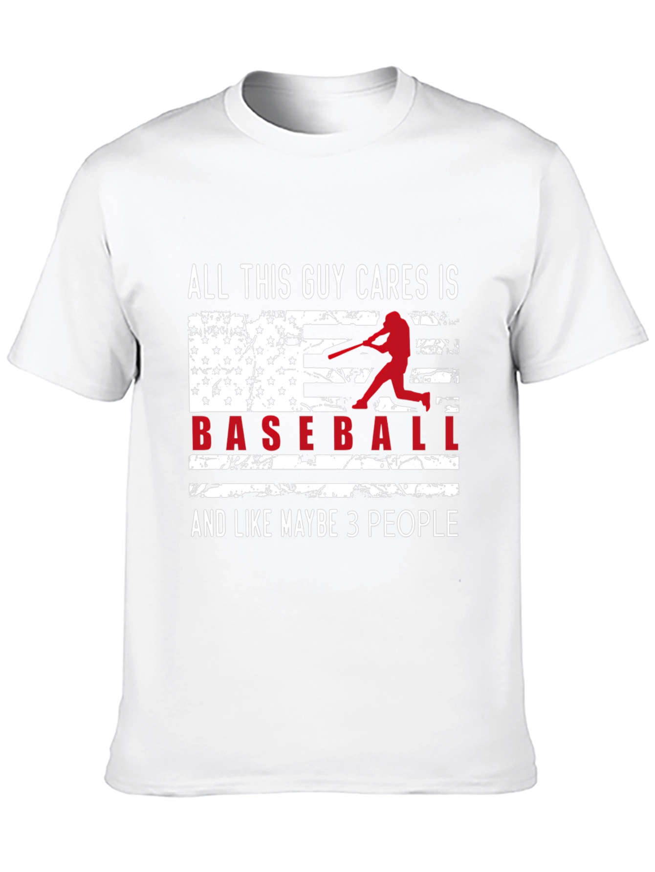 Black Baseball Fan T-Shirt view 10